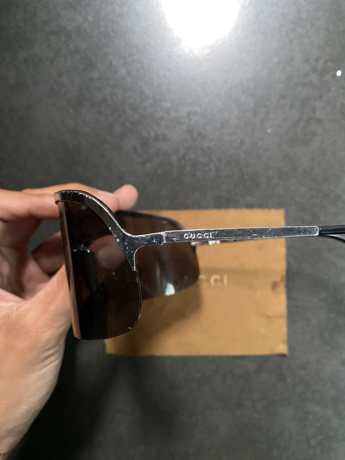 Gucci Aaliyah's Vintage 2001 Gucci GG 1651/S Sunglasses Size ONE SIZE - 6 Thumbnail