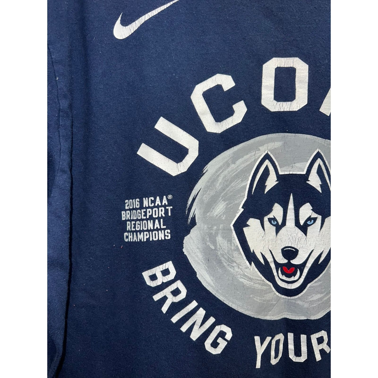 Nike Womens Nike Connecticut Huskies Shirt Final Four 2016 Tee XL Size XL / US 12-14 / IT 48-50 - 3 Thumbnail