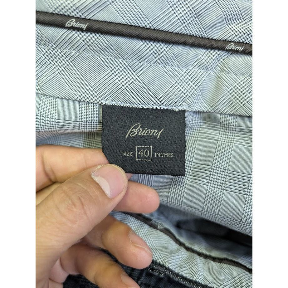 Brioni o1rshd1 Trousers Phi in Black Size US 36 / EU 52 - 18 Thumbnail