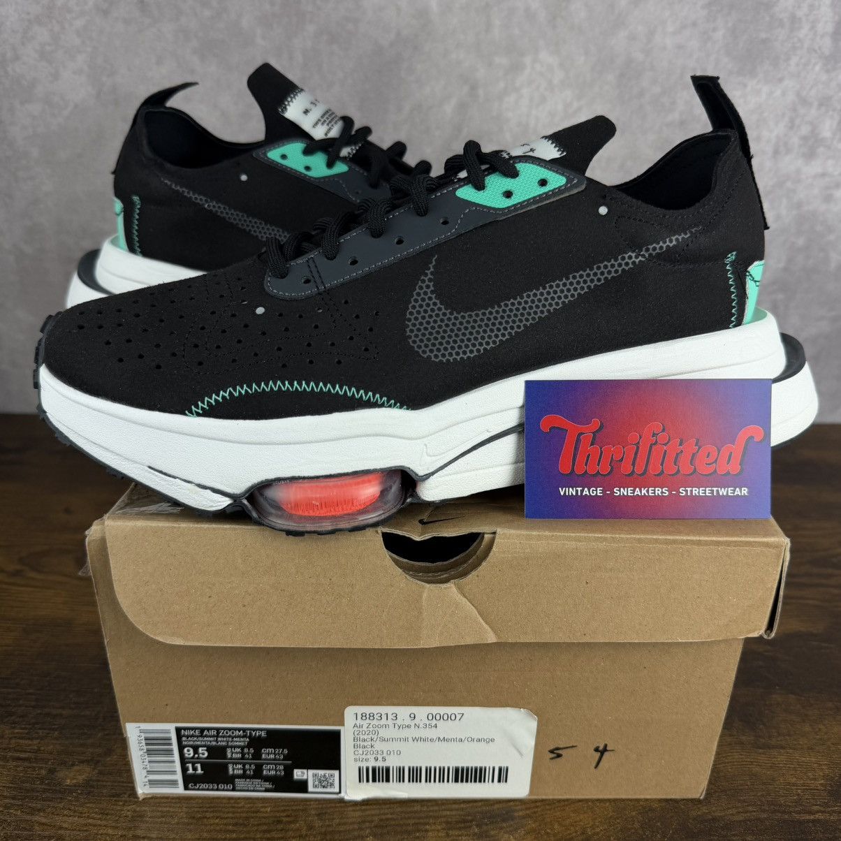 NEW Nike Air Zoom-Type Black Menta Size 9.5 CJ2033-010 Gym