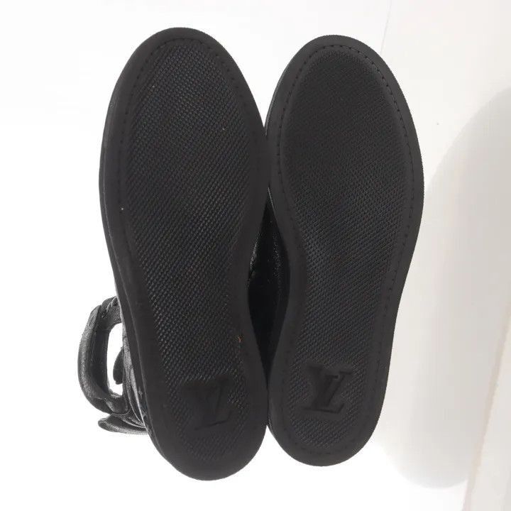 Louis Vuitton Louis Vuitton High-Top Black Sneakers -2508 Size US 5.5 / EU 38 - 5 Thumbnail