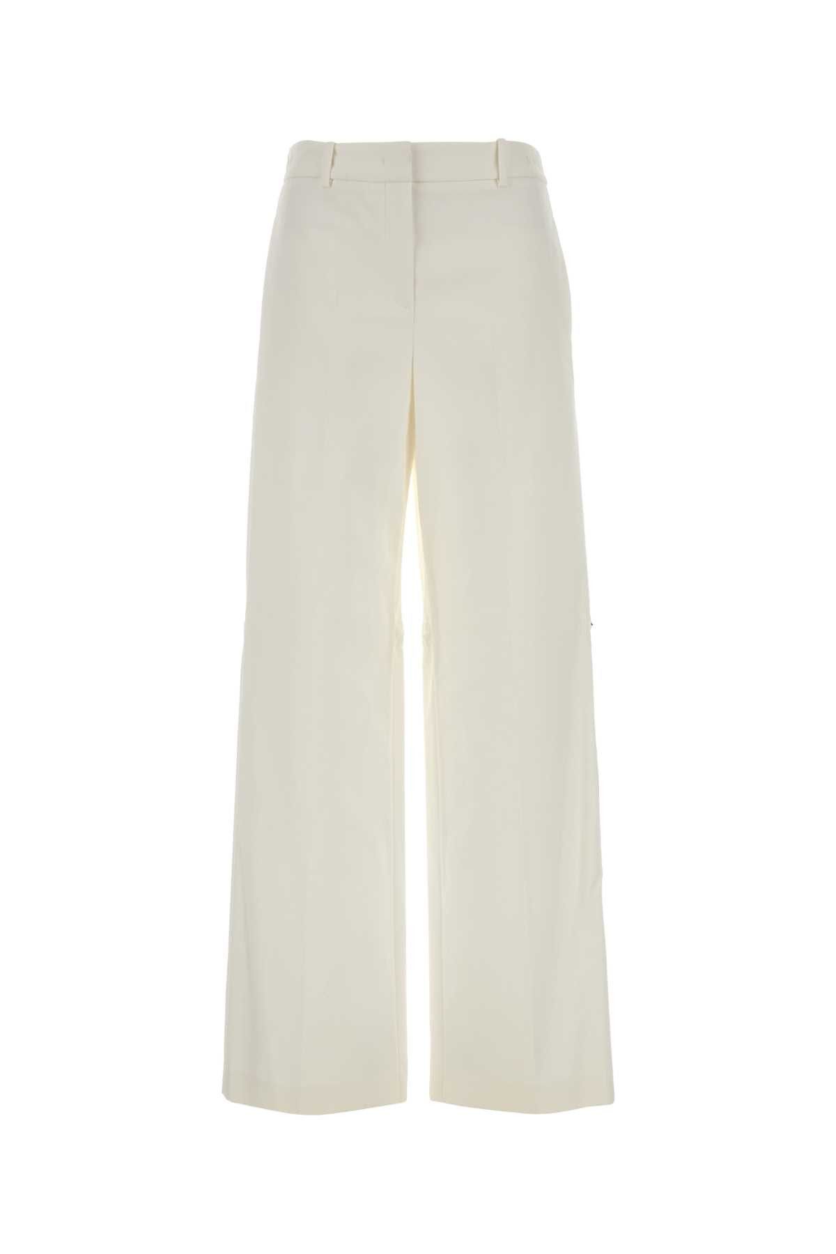 Fendi White Cotton Pant Size 27" / US 4 / IT 40 - 1 Thumbnail