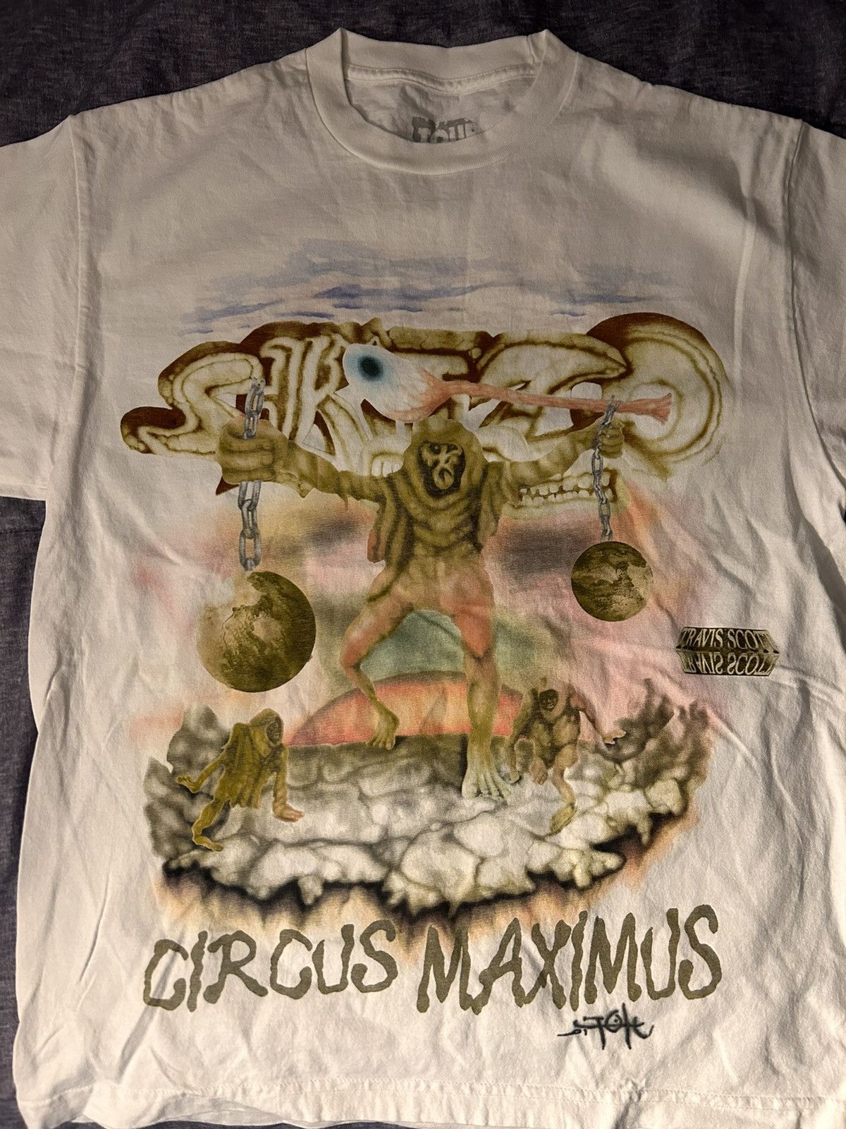 Travis Scott Travis Scott Cactus Jack Utopia Tour Skitzo Circus Maximus Size US L / EU 52-54 / 3 - 1 Thumbnail