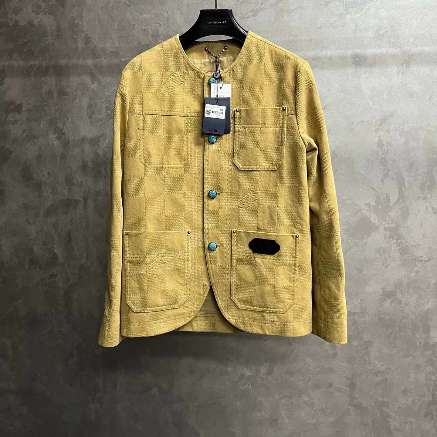 Louis Vuitton Louis Vuitton Beige Jacquard Casual Jacket Size US S / EU 44-46 / 1 - 1 Thumbnail