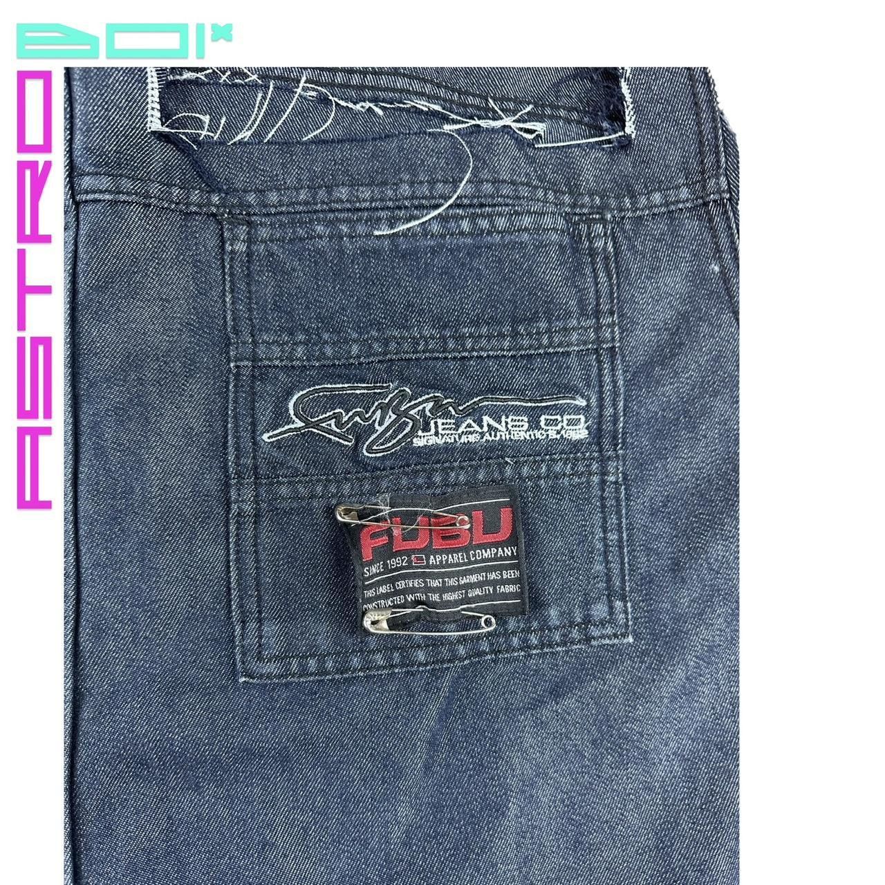 Fubu ASTROBOI* FUBU DECONSTRUCTED BLUE DENIM VEST_ XL Size US XL / EU 56 / 4 - 6 Thumbnail