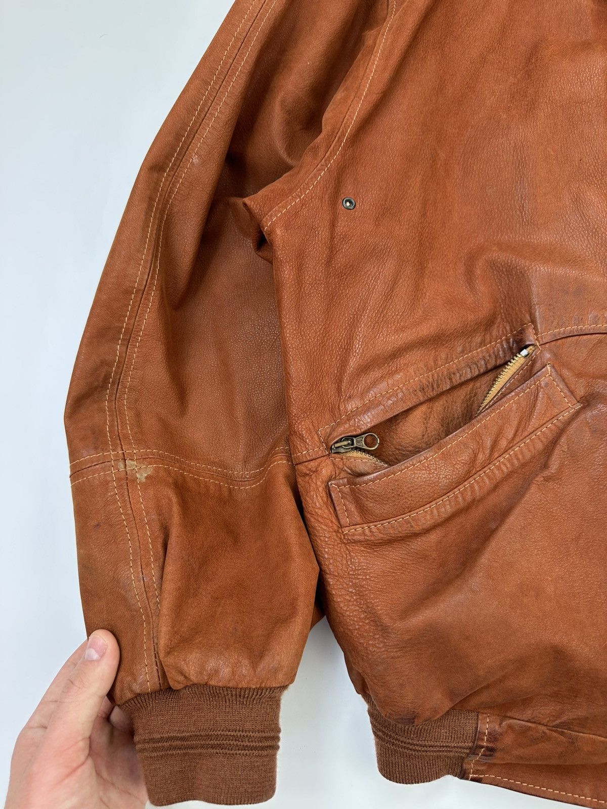 Leather Grando Chardin Leather Jacket Heavyweight Men's Classic Size US L / EU 52-54 / 3 - 9 Thumbnail