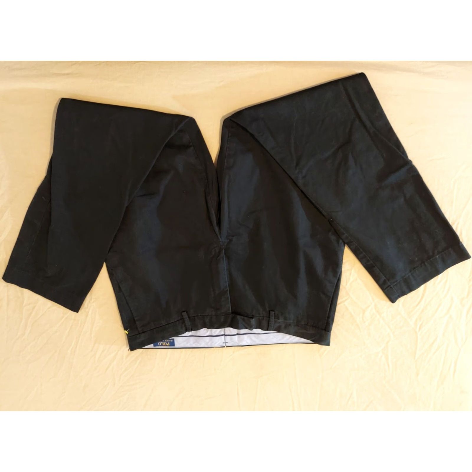 Polo Ralph Lauren Polo Ralph Lauren Dress Pants Mens Black Cotton 36x32 36x30 Inseam 32 In Mens 36 Regular Slacks Trouser Kotlin Size US M / EU 48-50 / 2 - 3 Thumbnail