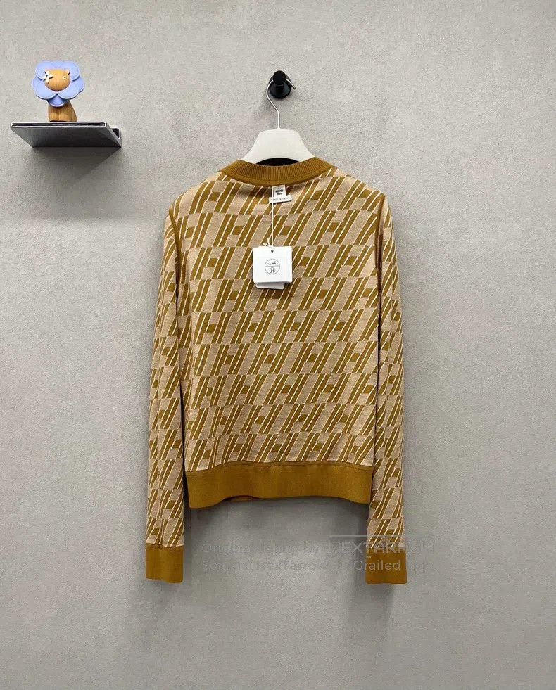 Hermes Hermes Caramel-colored cardigan jacket Size XS / US 0-2 / IT 36-38 - 4 Thumbnail