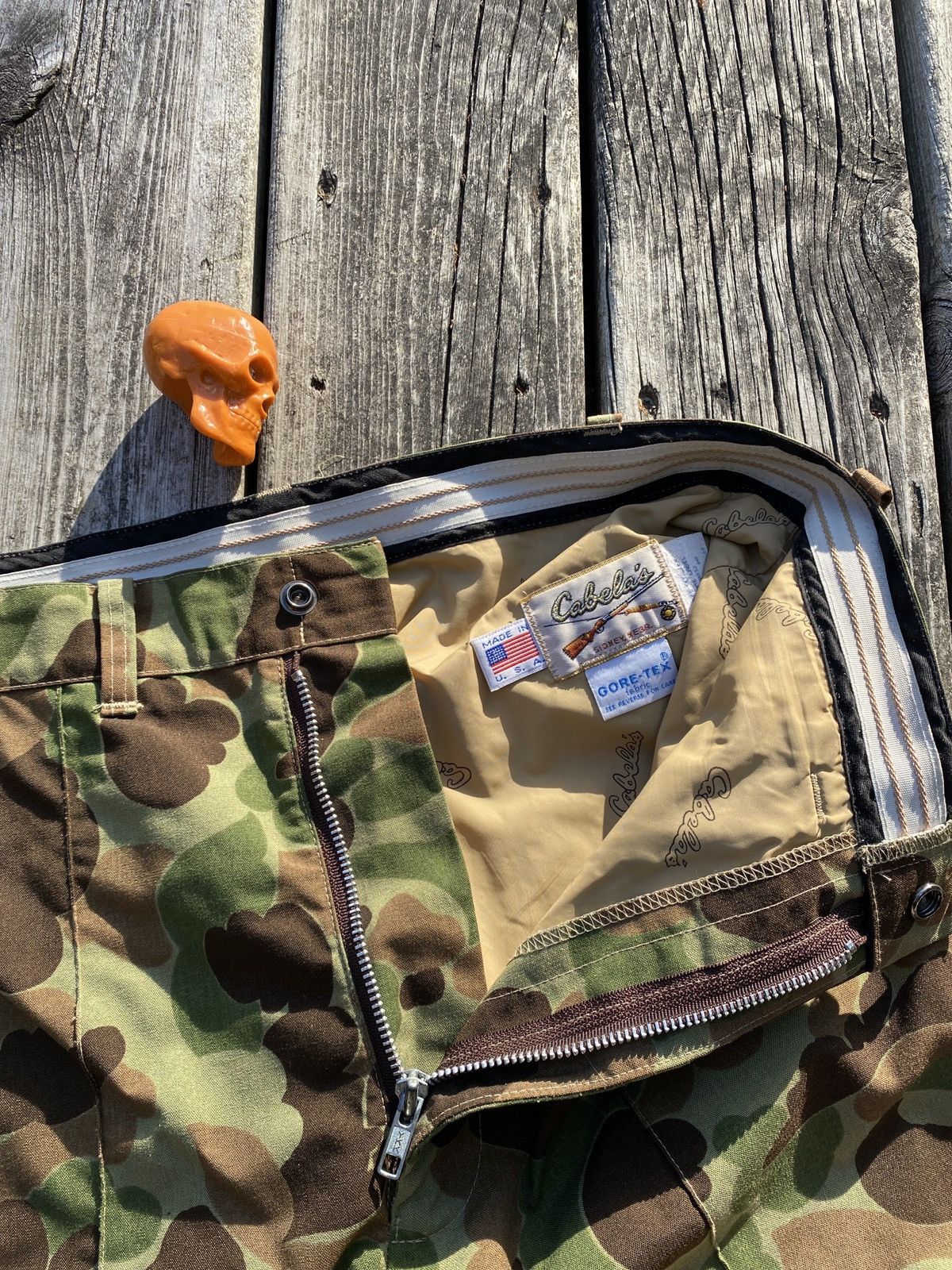 Cabelas × Vintage 80s Cabela's camo goretex hunting pants 32 Size US 32 / EU 48 - 3 Thumbnail