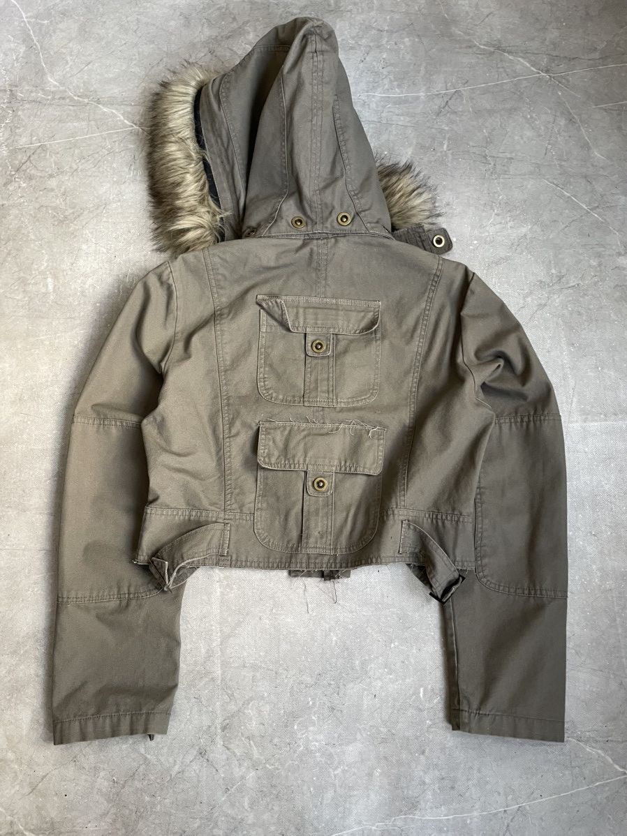 Junya Watanabe Junya Watanabe style cropped fur hood jacket y2k Size US M / EU 48-50 / 2 - 10 Thumbnail