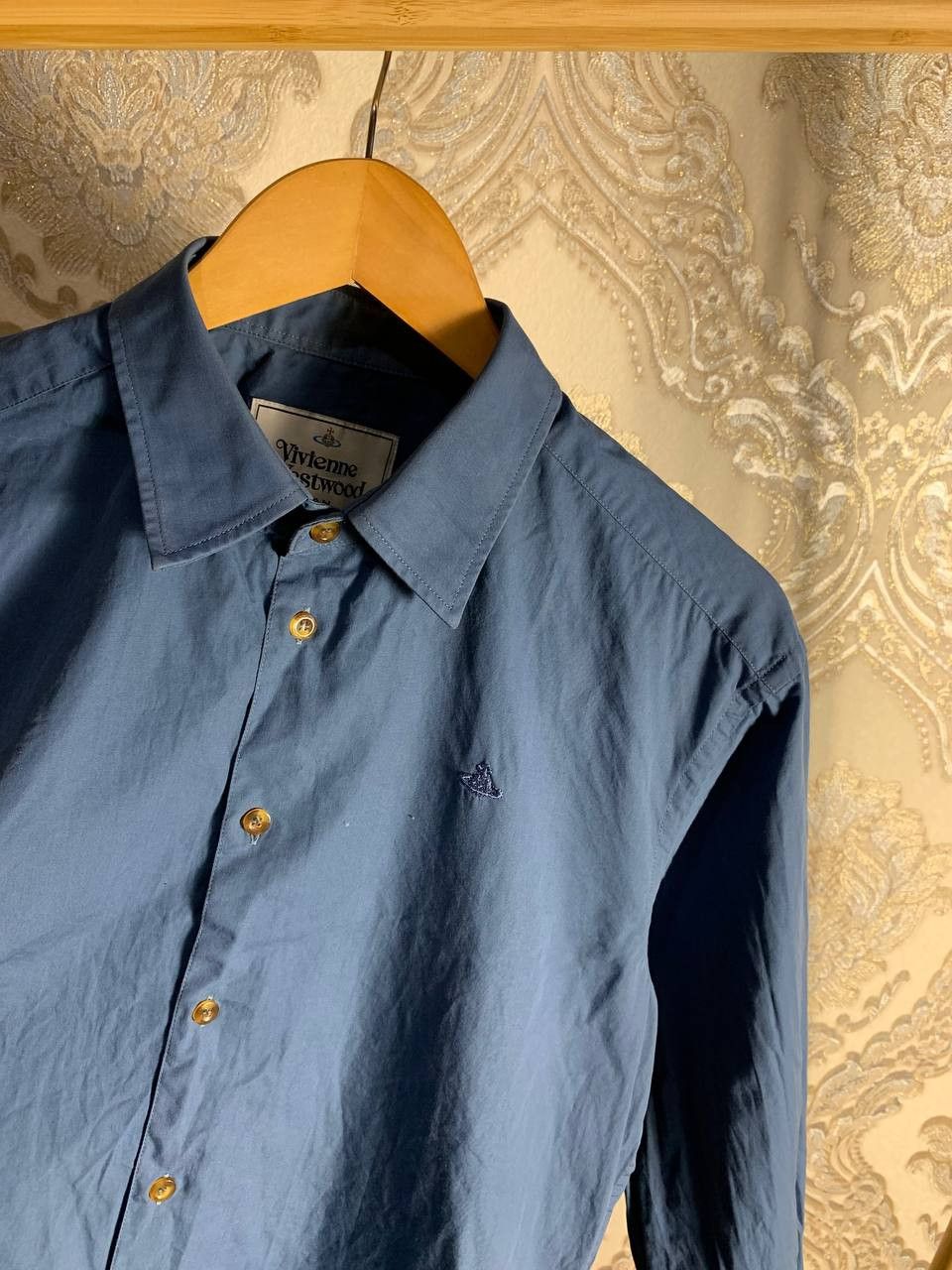 Vivienne Westwood Vintage Vivienne Westwood Italian Designer Shirt Classic Y2K Size US L / EU 52-54 / 3 - 3 Thumbnail