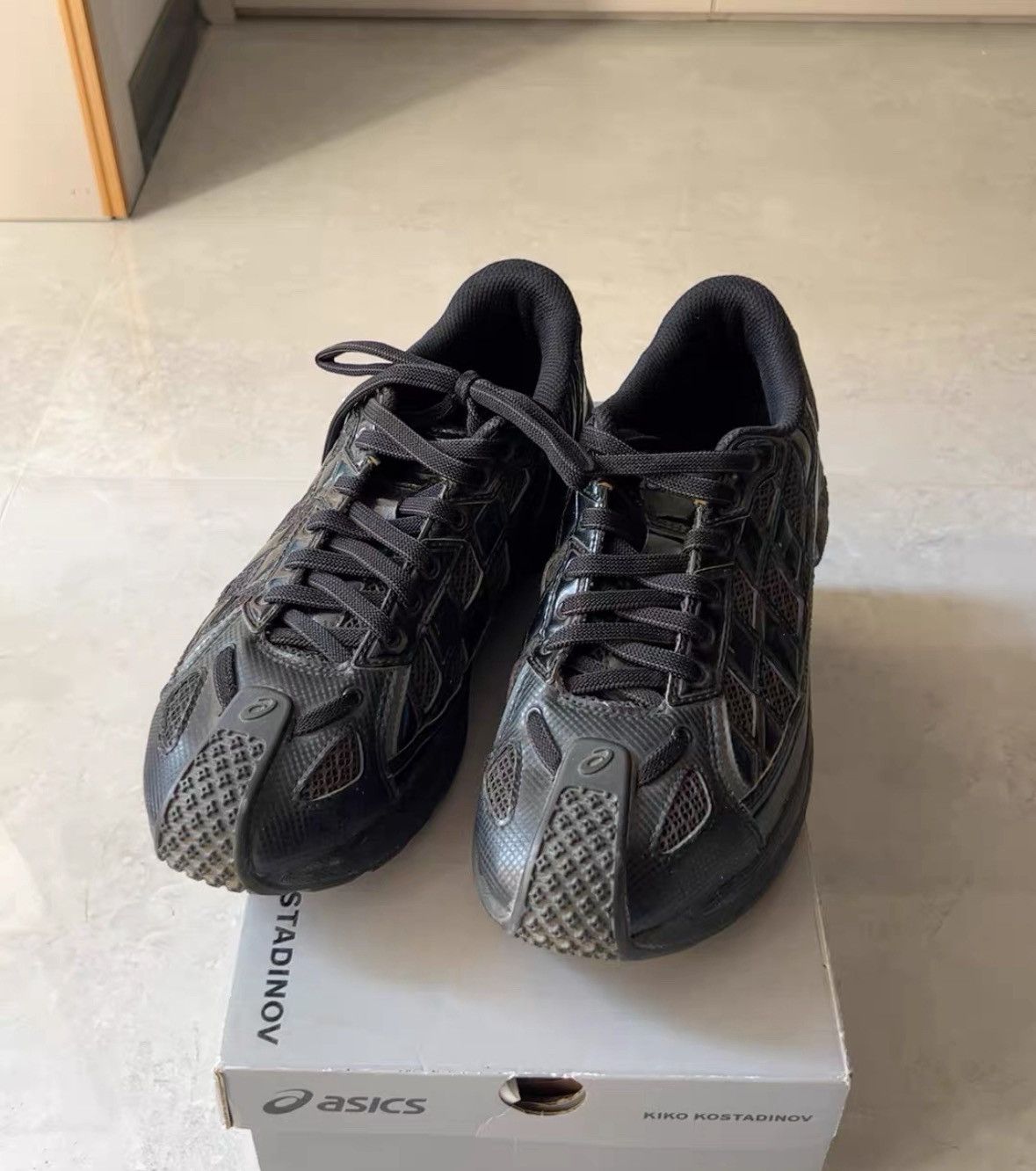 Kiko Kostadinov KIKO KOSTADINOV gel-kiril Black Diamond Pattern Sports Sho Size US 8.5 / EU 41-42 - 2 Thumbnail