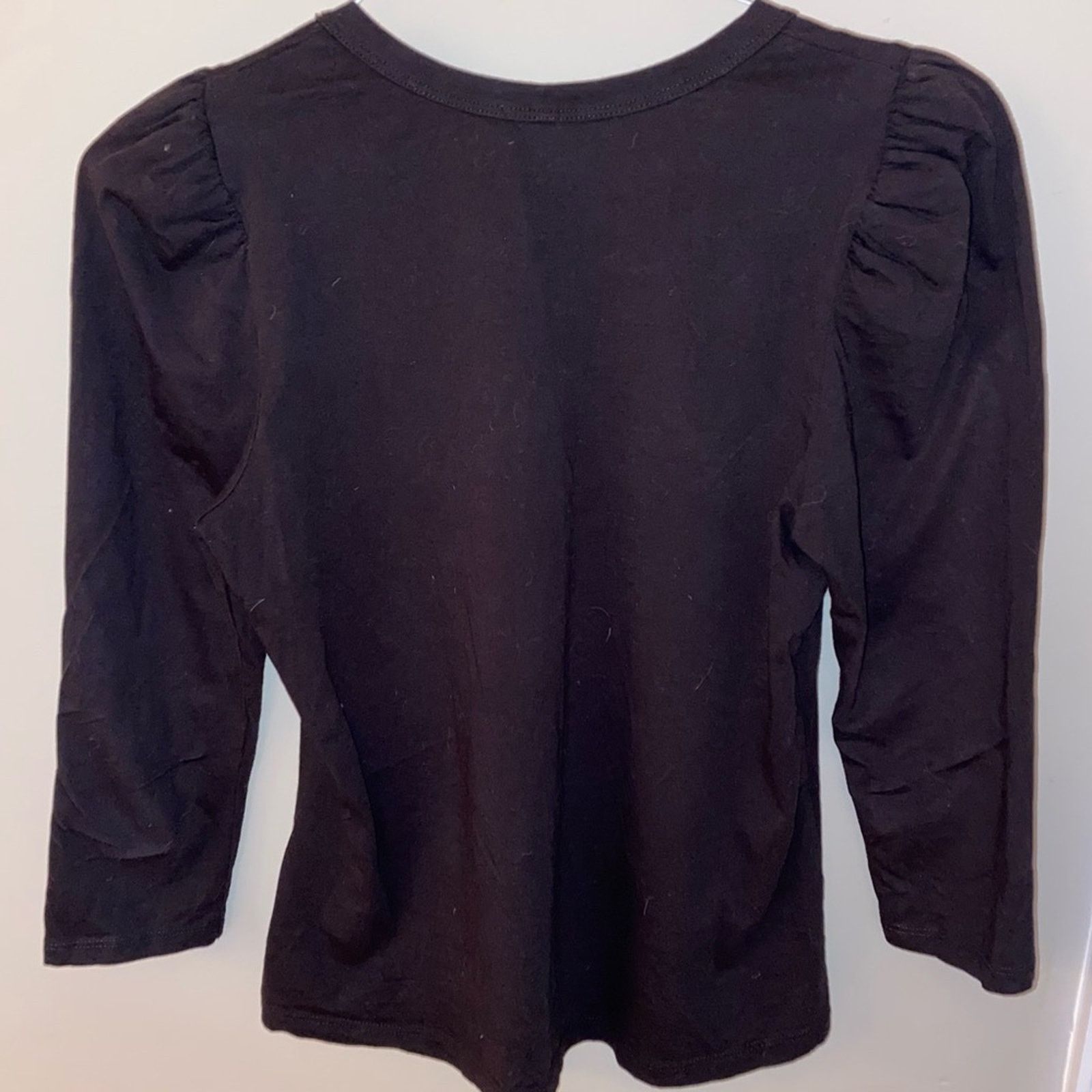 A.L.C. A.L.C. $195 Sold Out Karlie Puff-Sleeve Tee in Black Small Size S / US 4 / IT 40 - 7 Thumbnail