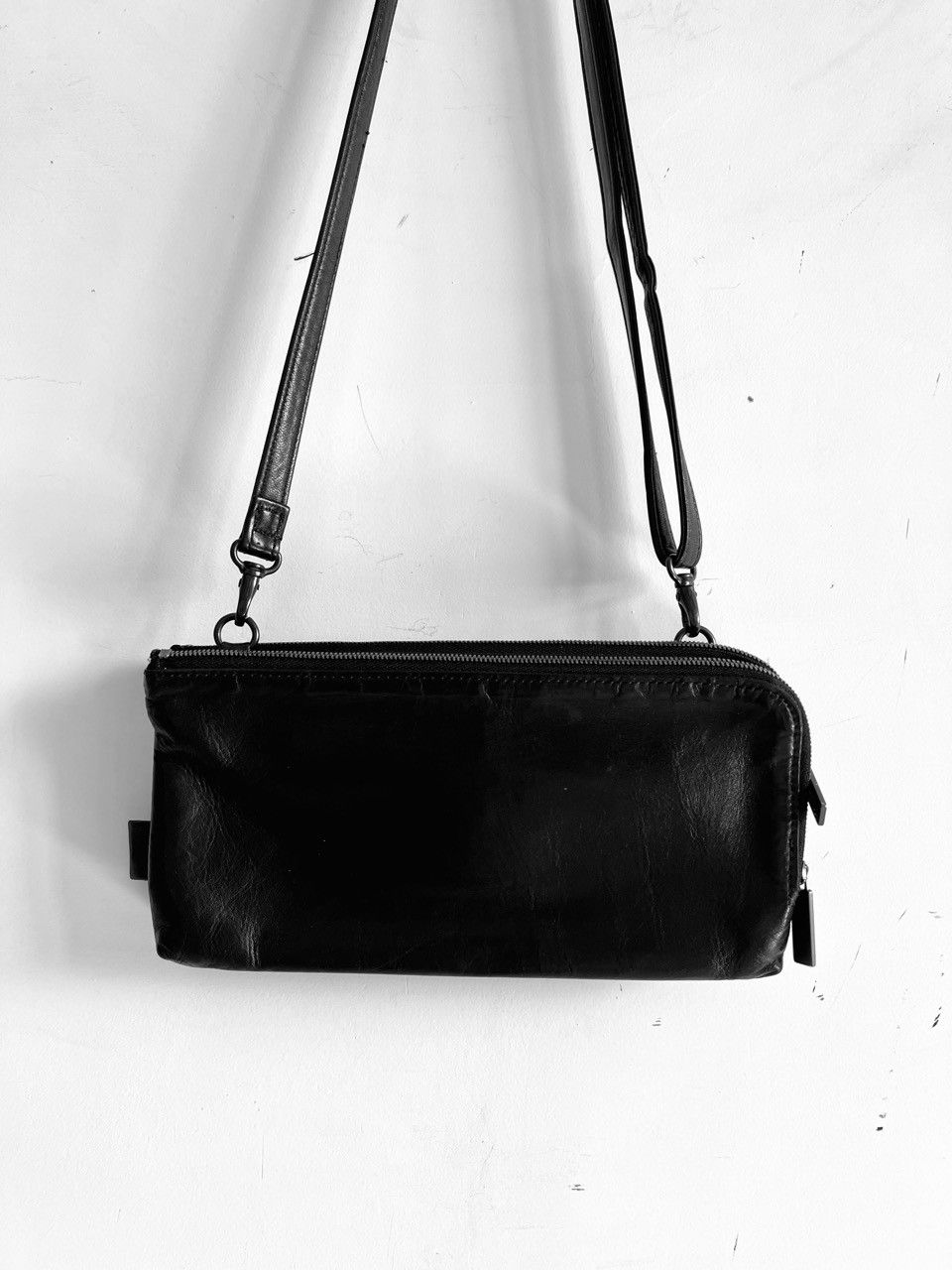 Yohji Yamamoto Yohji Yamamoto Femme - 3 Pocket Leather Shoulder Bag WALLET Size ONE SIZE - 1 Thumbnail