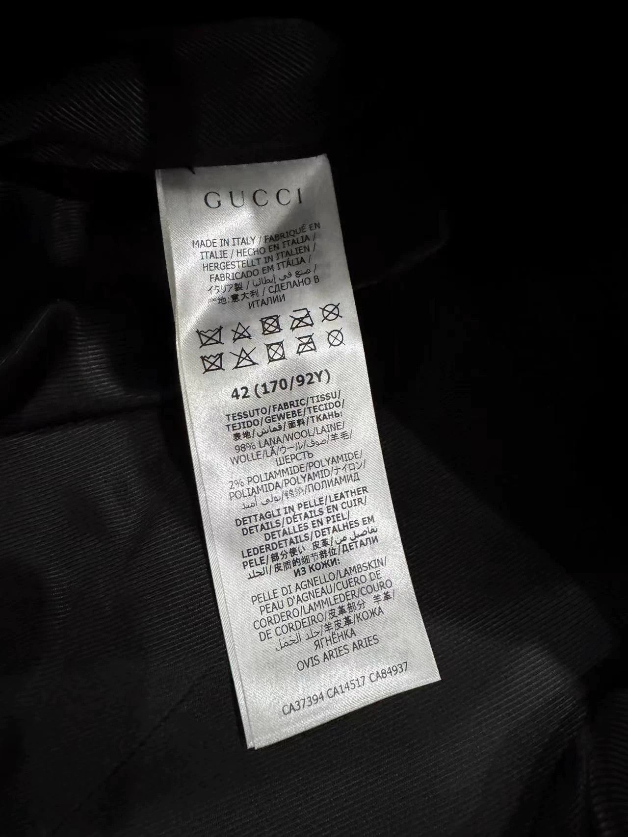 Gucci Gucci authentic leather-paneled overcoat Size M / US 6-8 / IT 42-44 - 4 Thumbnail