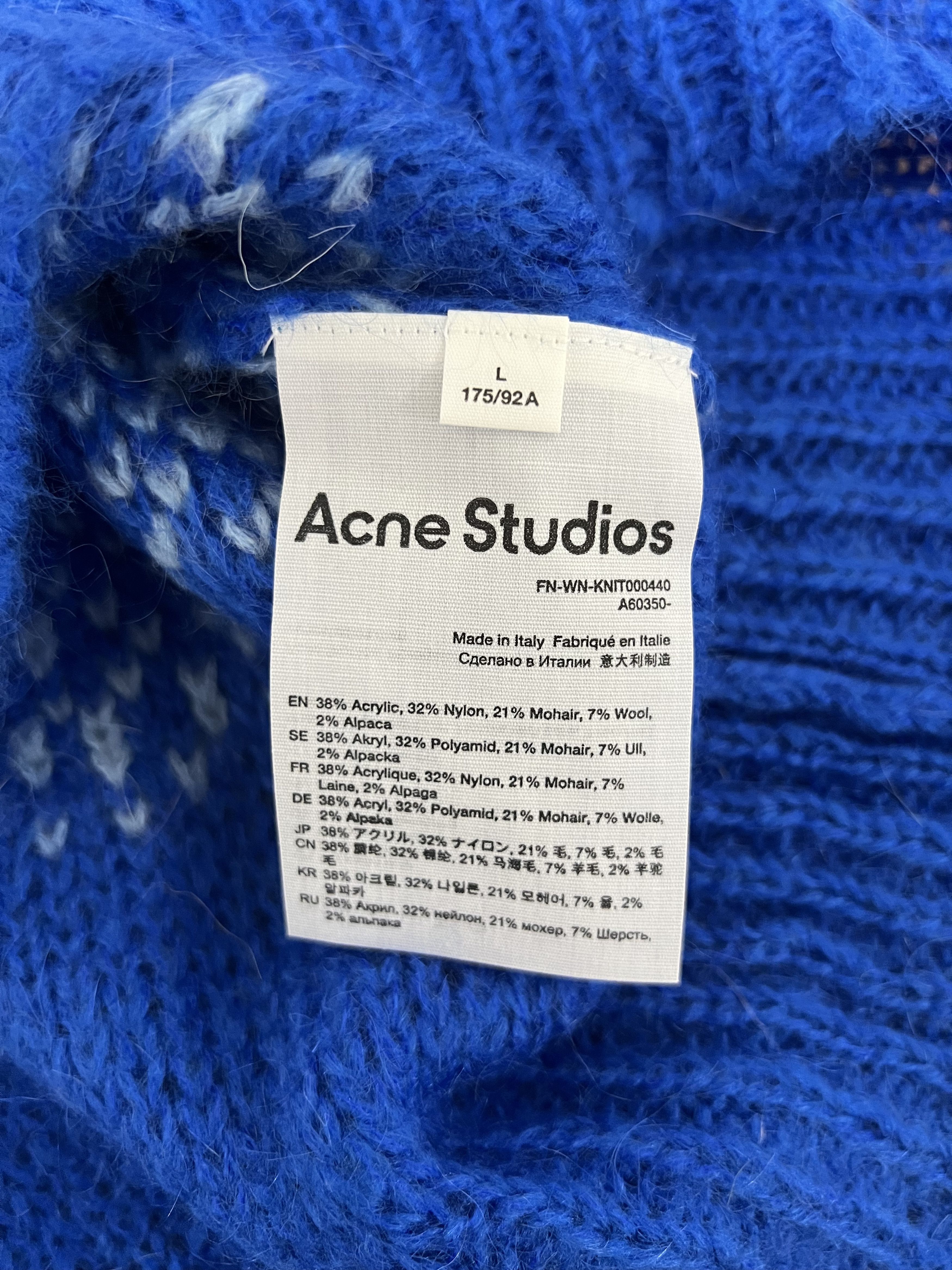 Acne Studios 💚 Acne Studios Ombré Knitted Sweater Large NEW Size US L / EU 52-54 / 3 - 9 Thumbnail