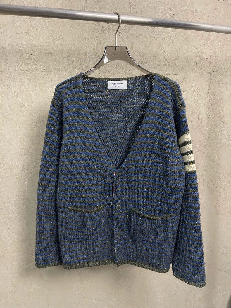 Thom Browne Thom Browne size2 Wool cardigan sweater Size US M / EU 48-50 / 2 - 1 Thumbnail