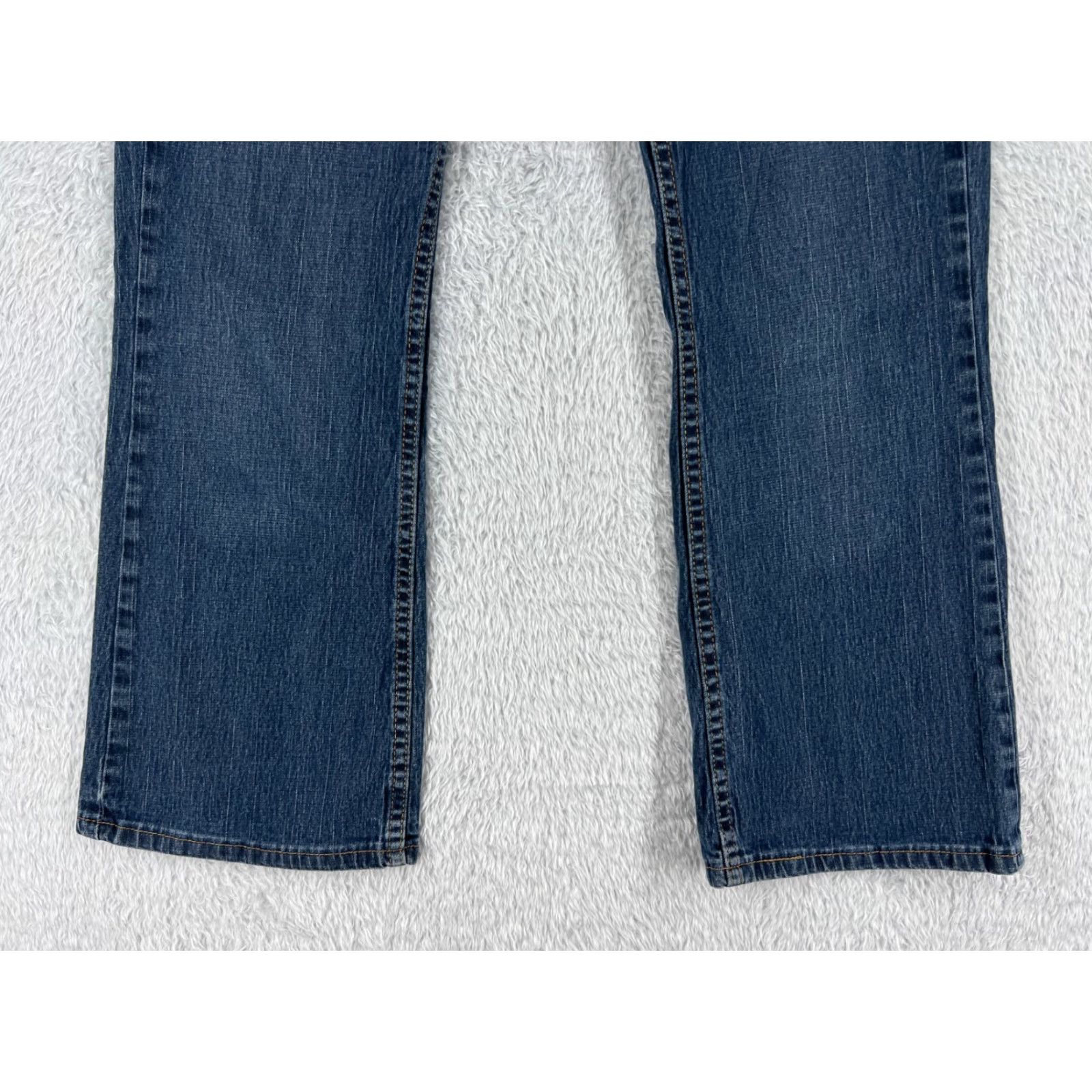 Lee Lee Jeans Women Bootcut Denim Blue 30x27 Regular Mid Rise Cotton Blend 30 Inseam Pockets Stretch Button Logo Jeans Mens? Size 30" / US 8 / IT 44 - 2 Thumbnail