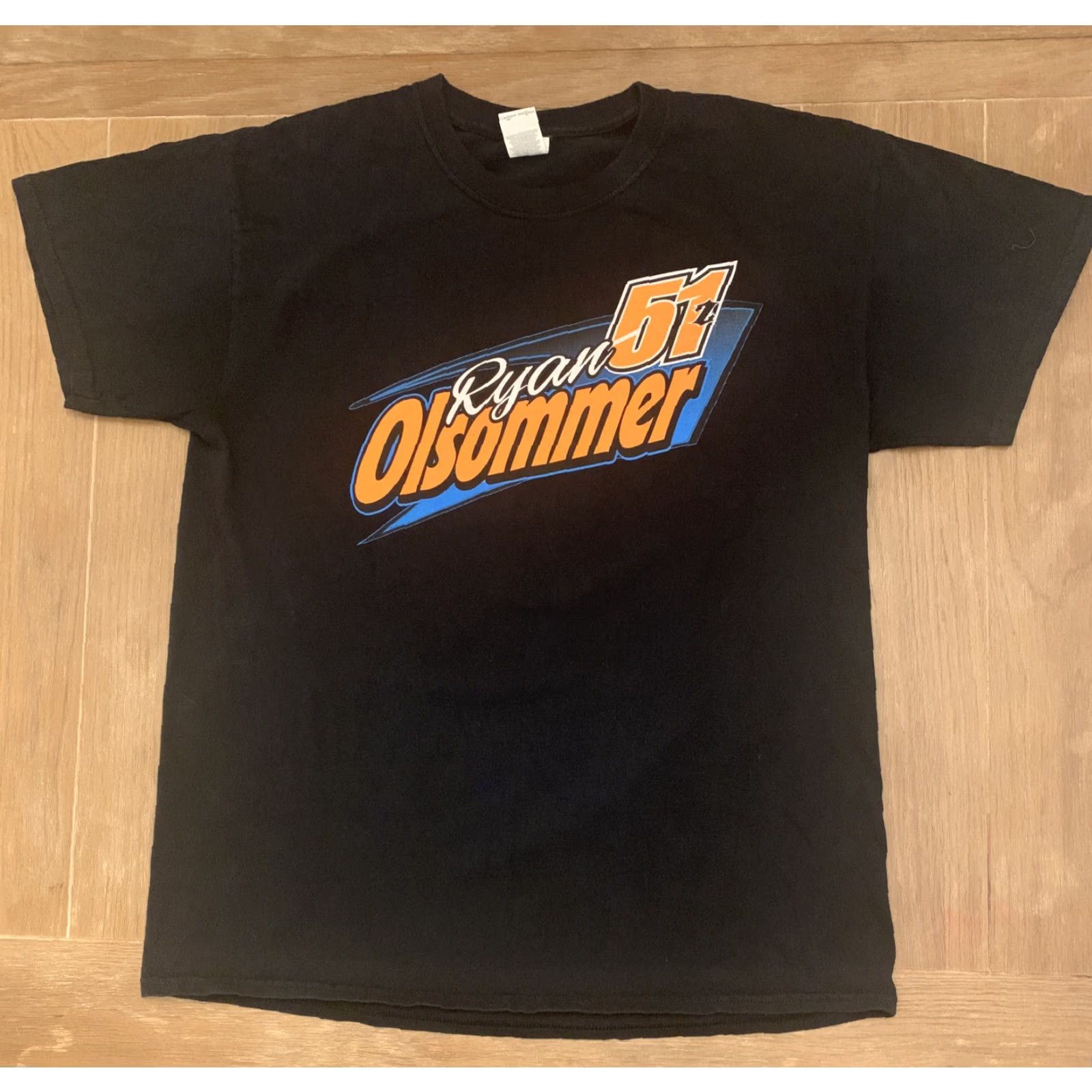 Gildan Ryan Olsommer Dirt Racing T Shirt Size L Men Black Racing Gildan T-Shirt L Size US L / EU 52-54 / 3 - 2 Thumbnail