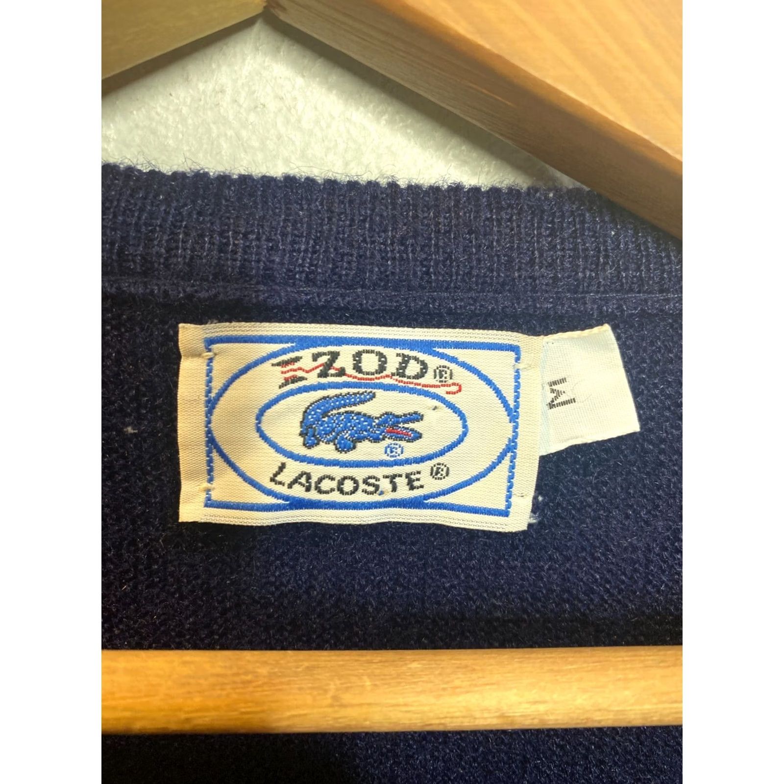 Lacoste VINTAGE Izod Lacoste Sweater Men's Size L Blue Pullover 90's Classic Size US L / EU 52-54 / 3 - 3 Thumbnail