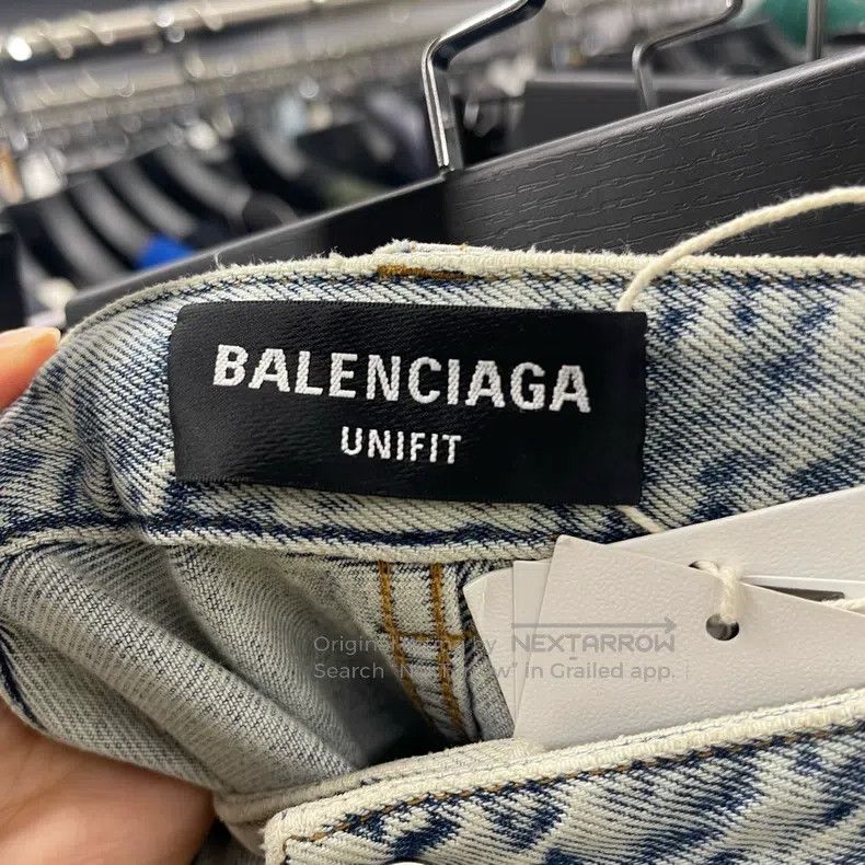Balenciaga Balenciaga size M Washed blue jeans Size US 27 - 3 Thumbnail
