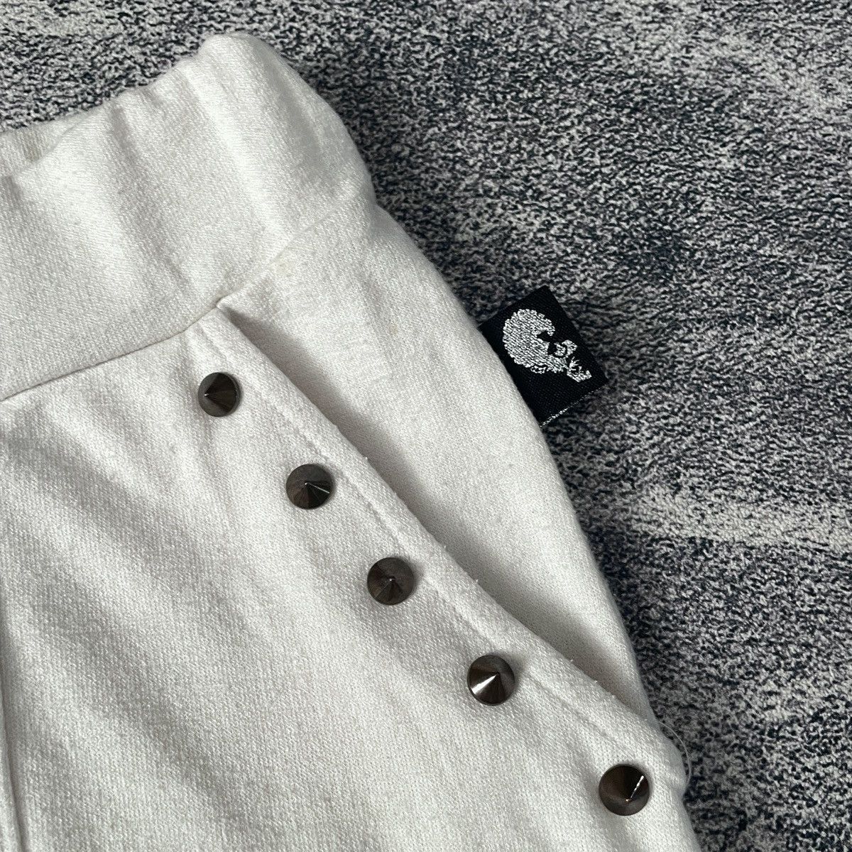 If Six Was Nine 🔥La Fest japanese punk y2k studded skull sweatpants Size US 30 / EU 46 - 6 Thumbnail