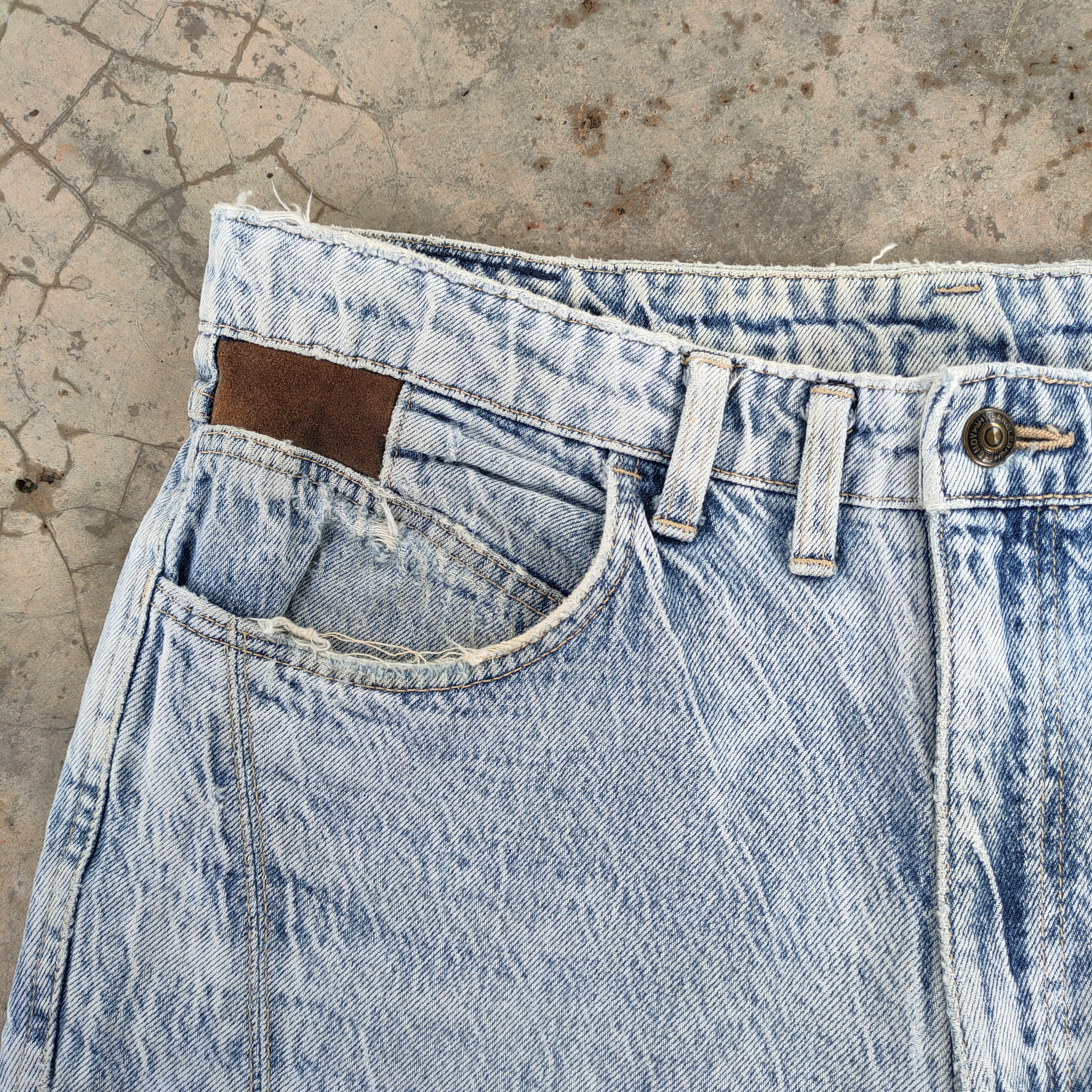 Seditionaries × Wrangler VINTAGE EURO WRANGLER FADED DISTRESSED JEANS DENIM PANTS Size US 36 / EU 52 - 8 Thumbnail