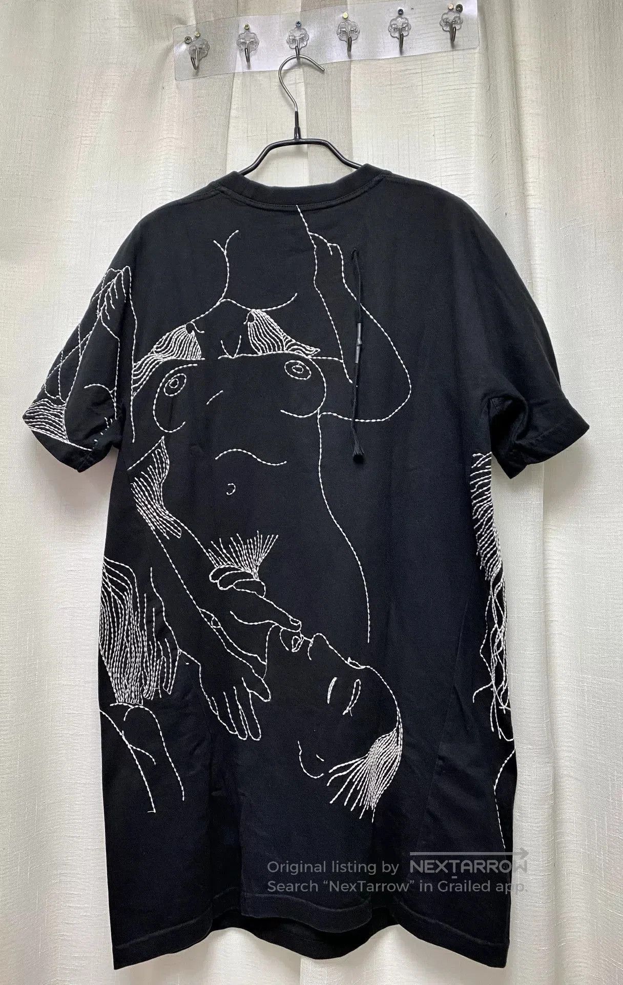 Boris Bidjan Saberi Boris Bidjan Saberi Art Embroidery Tee. Size US M / EU 48-50 / 2 - 2 Thumbnail