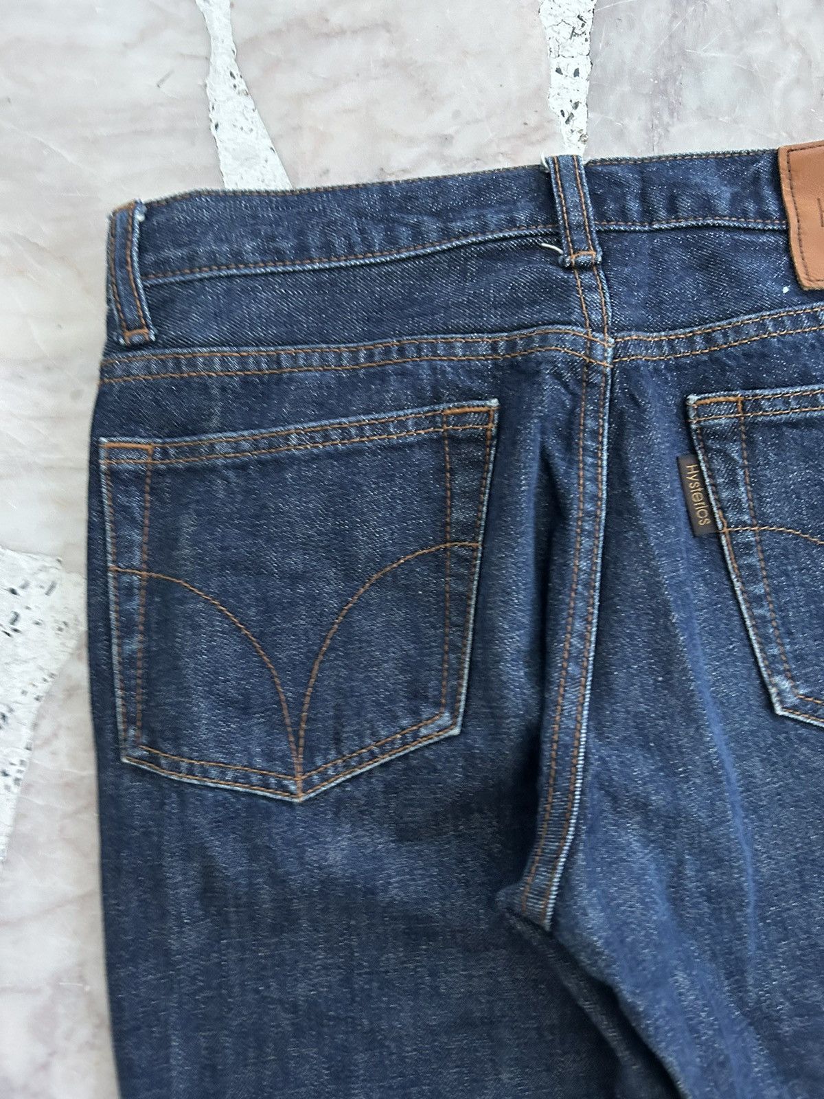Hysteric Glamour Japan Navy Blue Denim Wide Flared Size US 30 / EU 46 - 16 Thumbnail