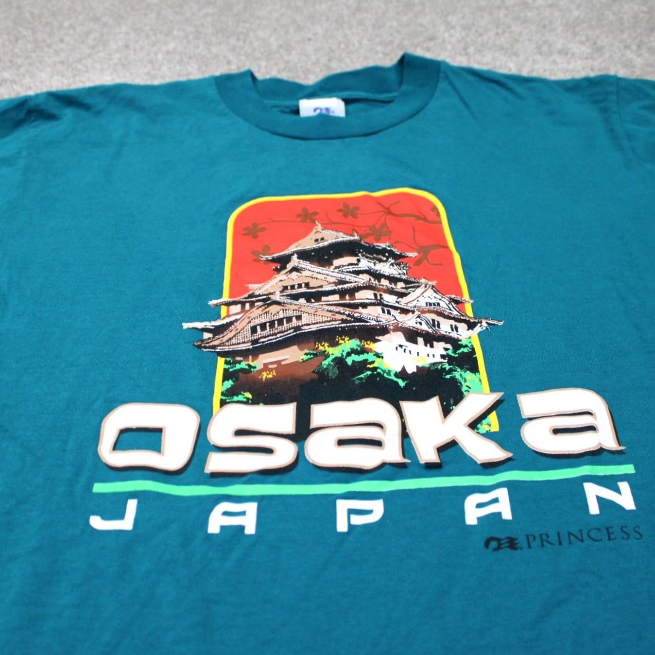 Vintage VINTAGE Osaka Japan Shirt Mens XL Blue Princess Cruises Cotton Single Stitch S/S Size US XL / EU 56 / 4 - 4 Thumbnail