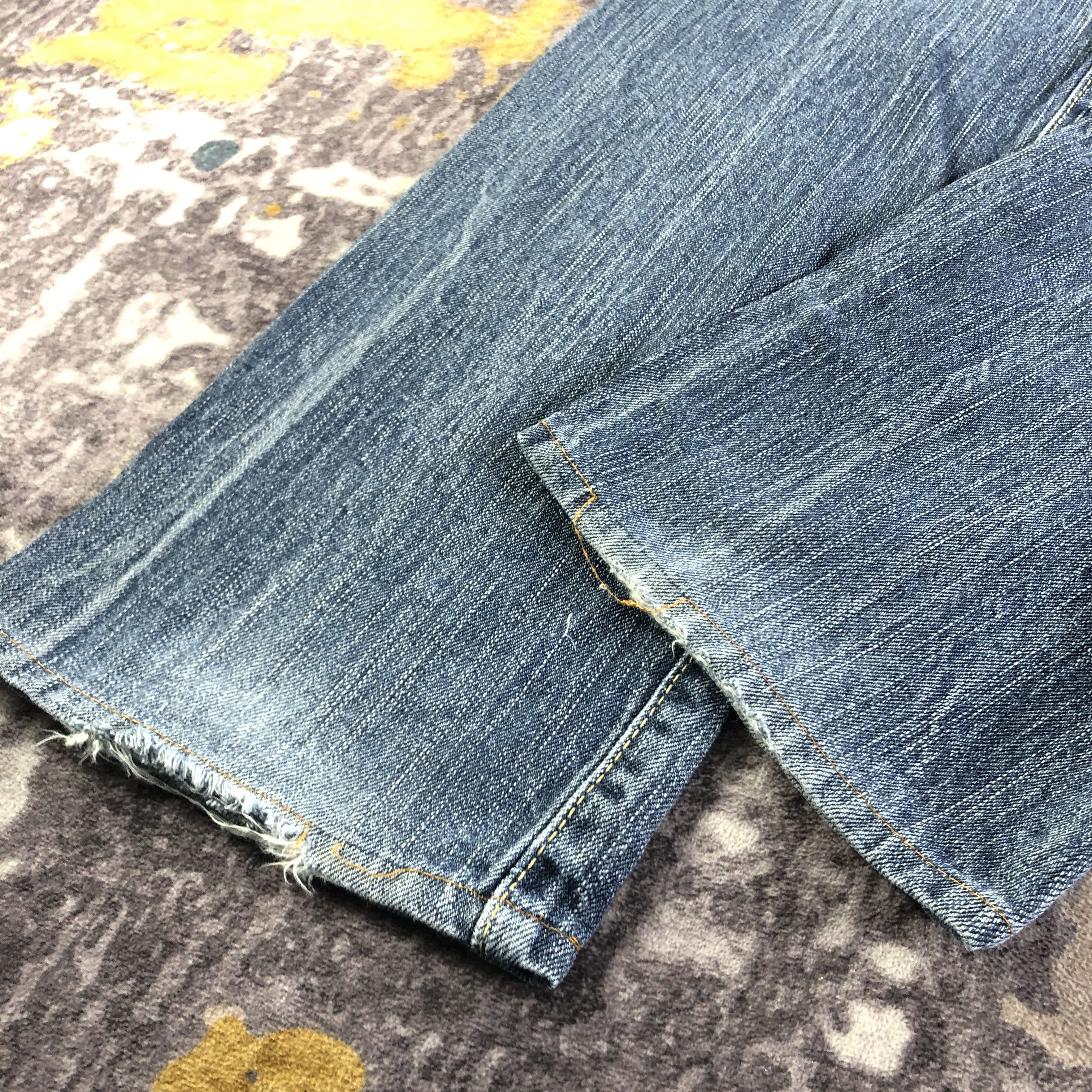 Edwin Vintage Blue Wash Edwin 505 Selvedge Jeans-JM3616 Size US 34 / EU 50 - 4 Thumbnail