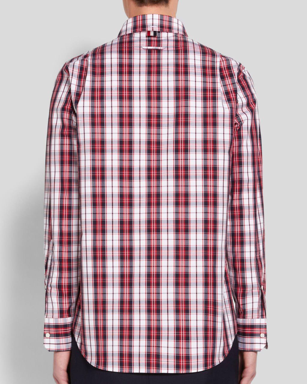 Thom Browne THOM BROWNE tartan check poplin shirt Size US L / EU 52-54 / 3 - 4 Thumbnail