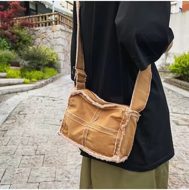 Japanese Brand × Vintage Canvas brown shoulder bag Size ONE SIZE - 1 Thumbnail
