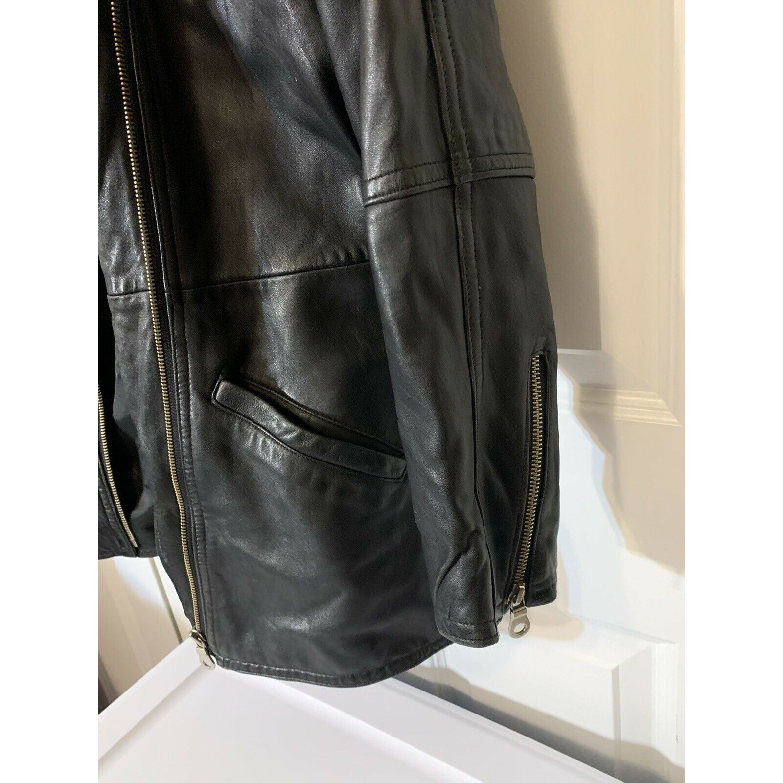 Vintage Vtg Miropa Black Leather Jacket Men’s Sz S Size US S / EU 44-46 / 1 - 5 Thumbnail