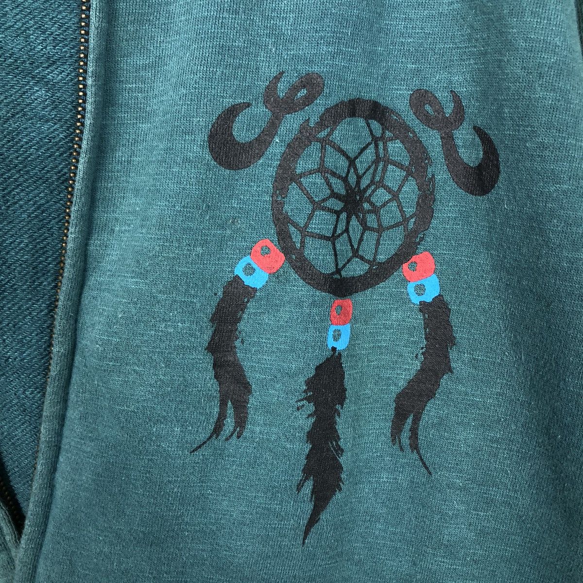 Japanese Brand Vintage LockHeaven Teal Zip Hoodie Embroidered Dreamcatcher Size US L / EU 52-54 / 3 - 19 Thumbnail