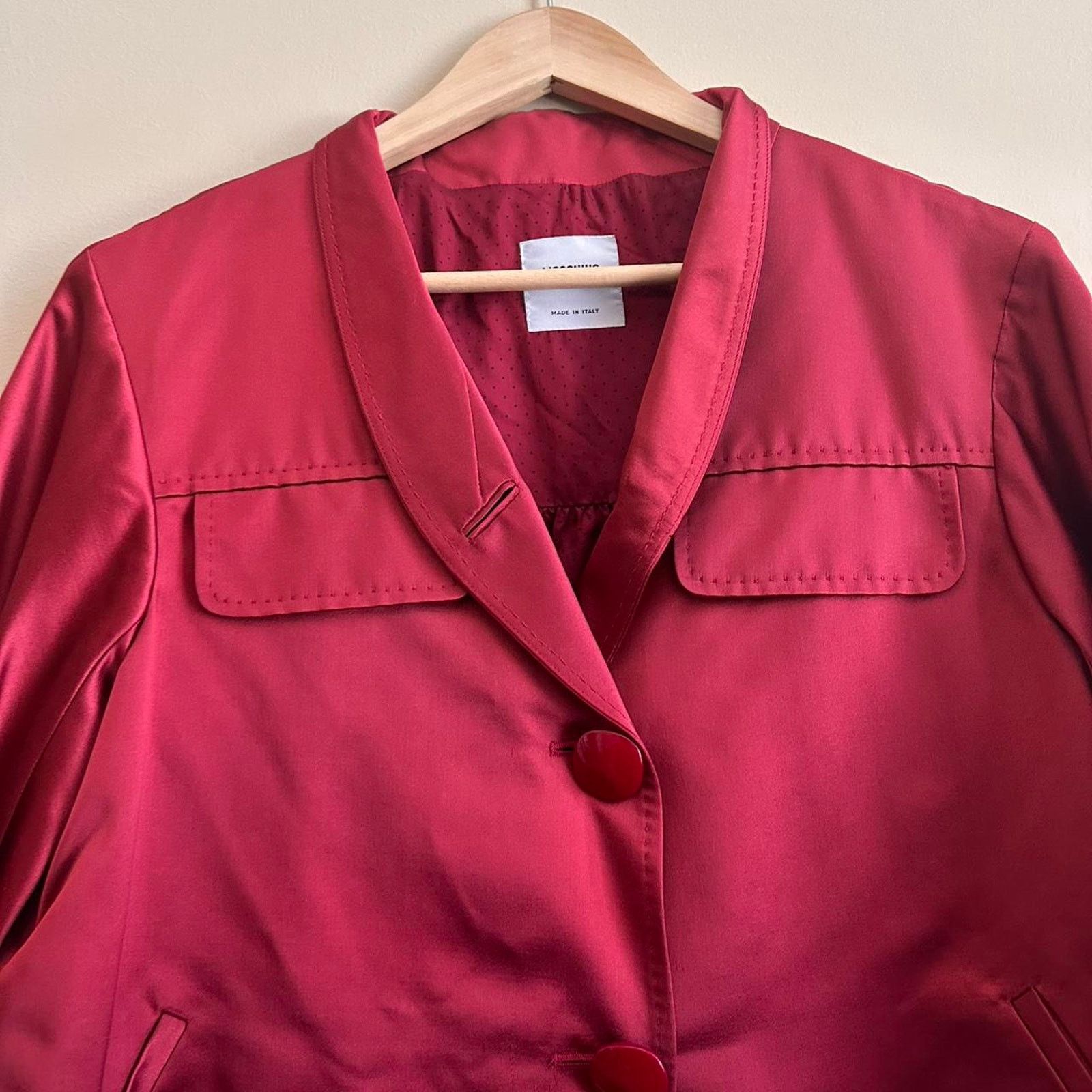 Moschino × Vintage Moschino Cheap and Chic Blazer Jacket Size M / US 6-8 / IT 42-44 - 2 Thumbnail