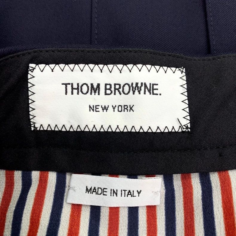 Thom Browne Thom Browne Dark blue rhinestone bead design pleated skirt Size 24" / US 00 / IT 34 - 6 Thumbnail