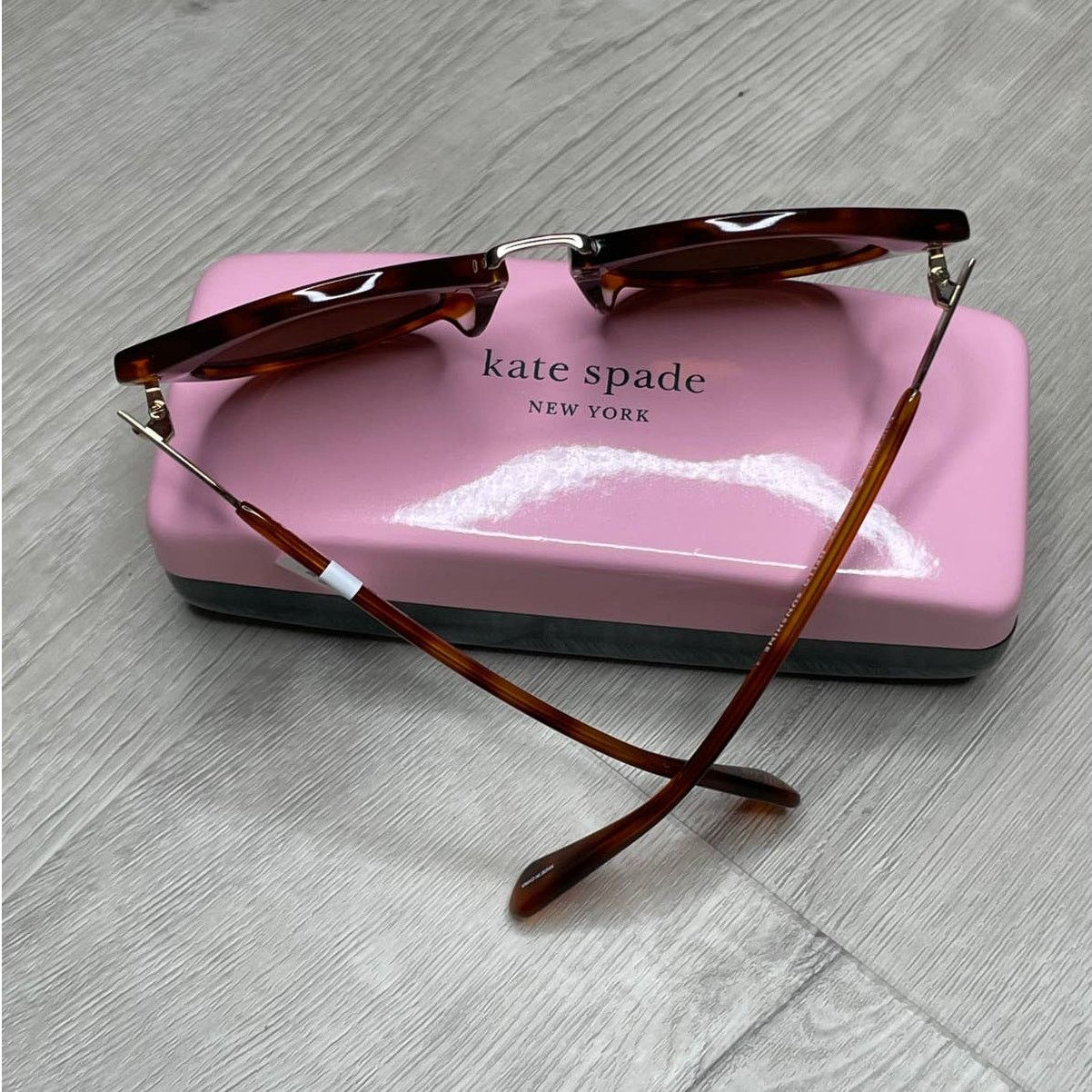 Kate Spade Kate Spade 50MM DARK HAVANA Brown Round Sunglasses Size ONE SIZE - 4 Thumbnail