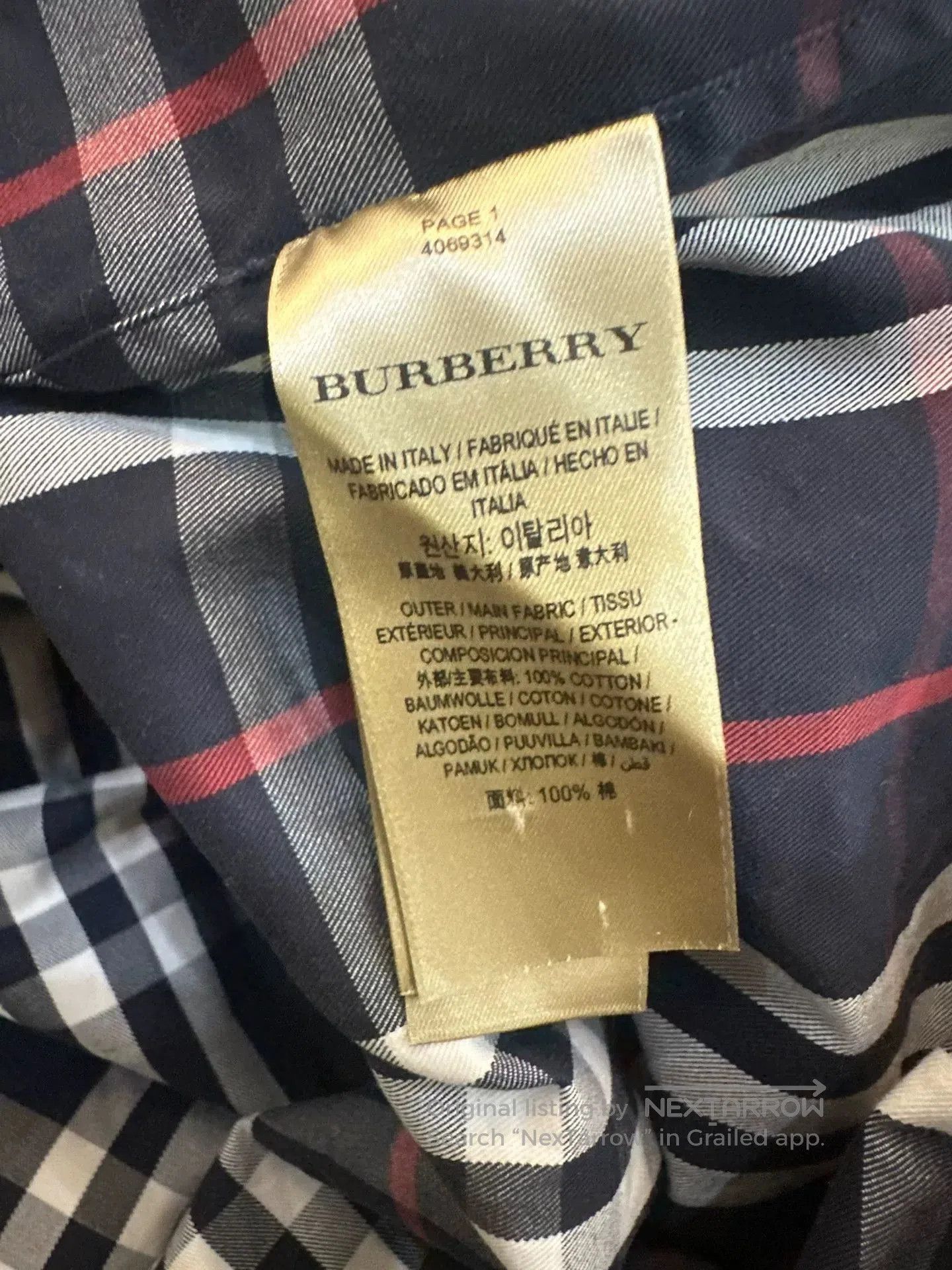 Gosha Rubchinskiy GOSHA × BURBERRY SS18 Short Sleeve Shirt. Size US XS / EU 42 / 0 - 5 Thumbnail