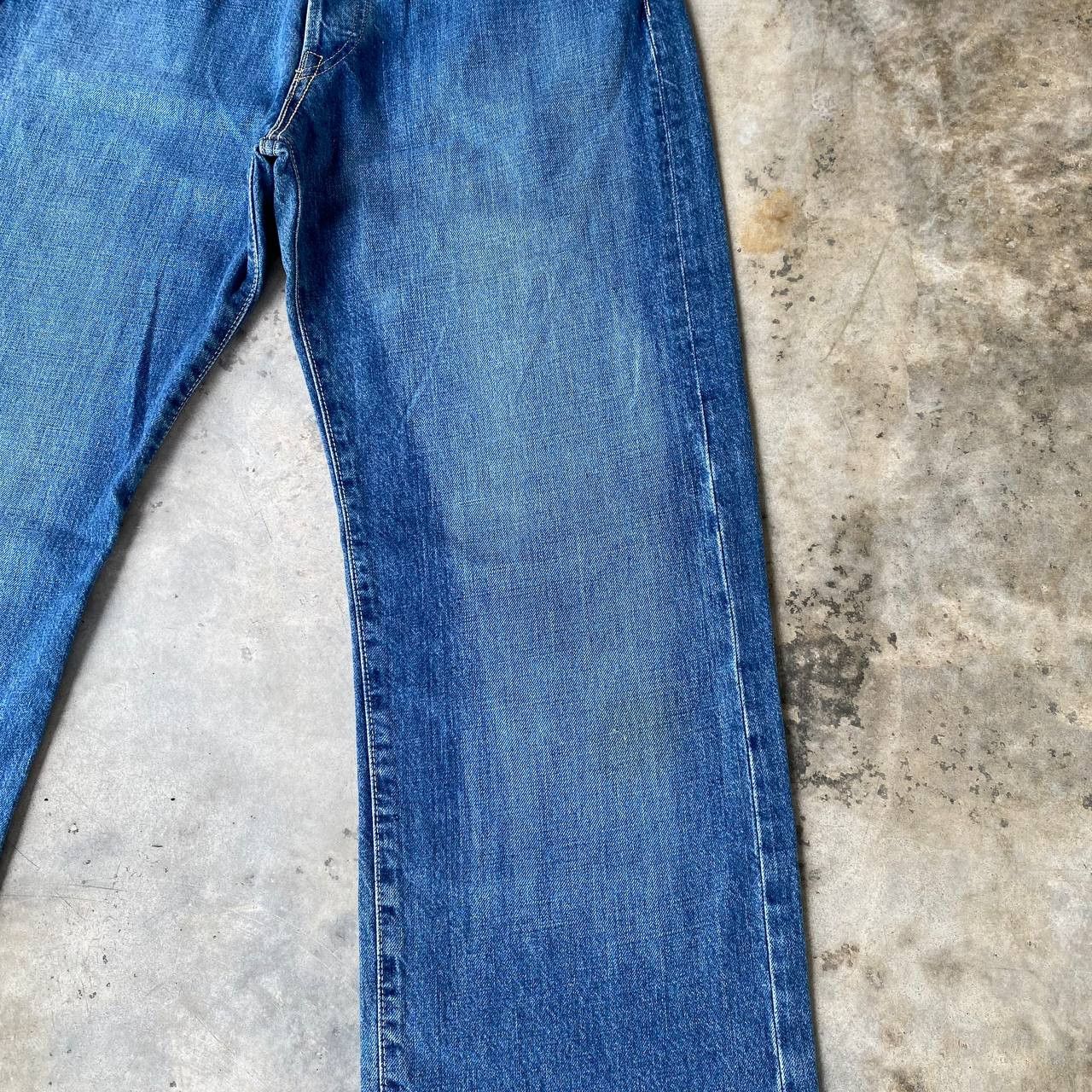 45rpm VINTAGE 90S 45RPM DENIM BLUEWASH STRAIGHT LEG Size US 30 / EU 46 - 4 Thumbnail