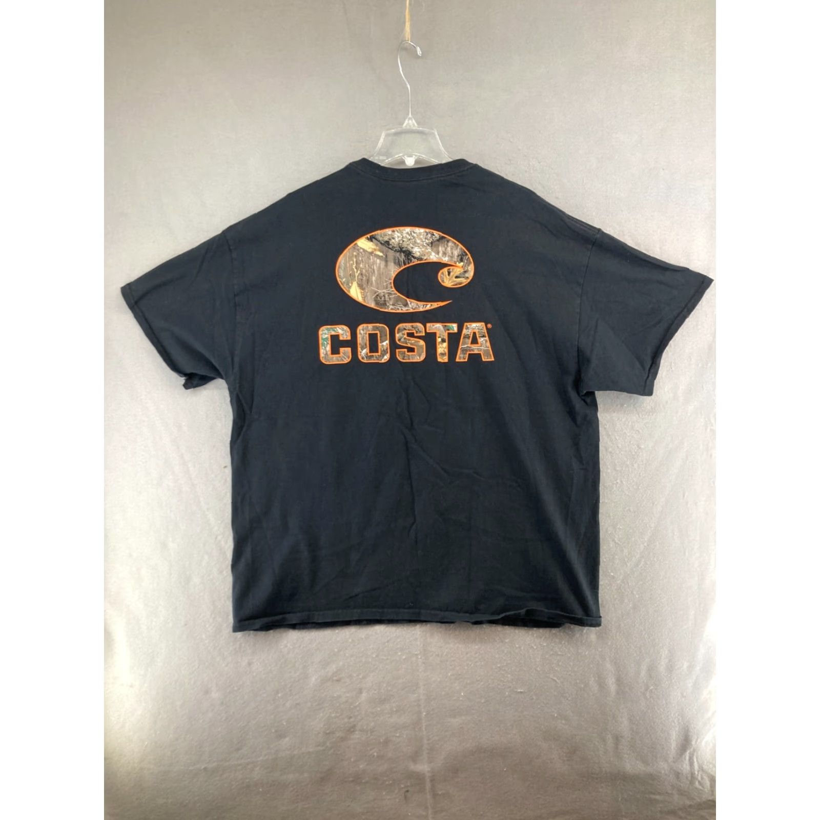 Costa Del Mar Costa TShirt 2XL Mens Black Costa Del Mar Shirt Fish Capable? Size US XXL / EU 58 / 5 - 7 Thumbnail