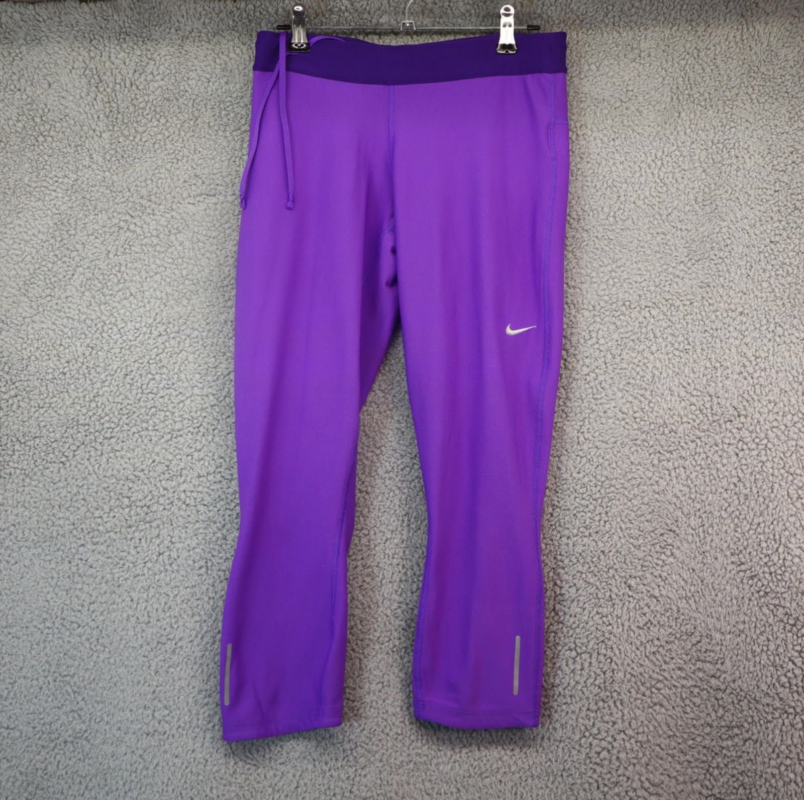 Nike Nike Dri Fit Womens Medium Running Purple Gym Atheleisure Size 32" / US 10 / IT 46 - 1 Thumbnail