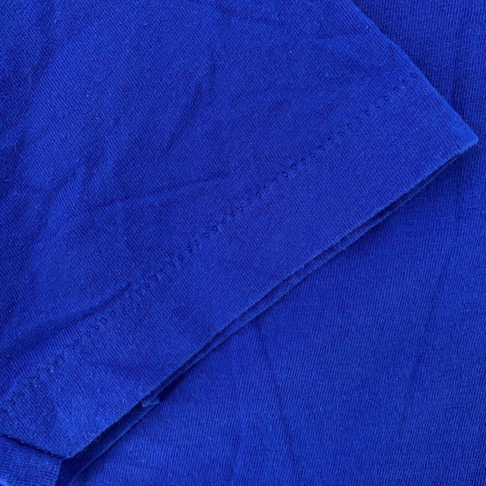 Fruit Of The Loom VINTAGE Fruit of the Loom Shirt Small Pocket Tee Blue USA Single Stitch Blank Mens S Short Sleeve Crew Neck Cotton Size US S / EU 44-46 / 1 - 3 Thumbnail