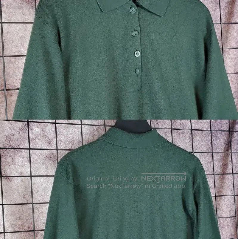 Dior Dior Sports Green Wool Blend Long Sleeve Top . Size M / US 6-8 / IT 42-44 - 4 Thumbnail