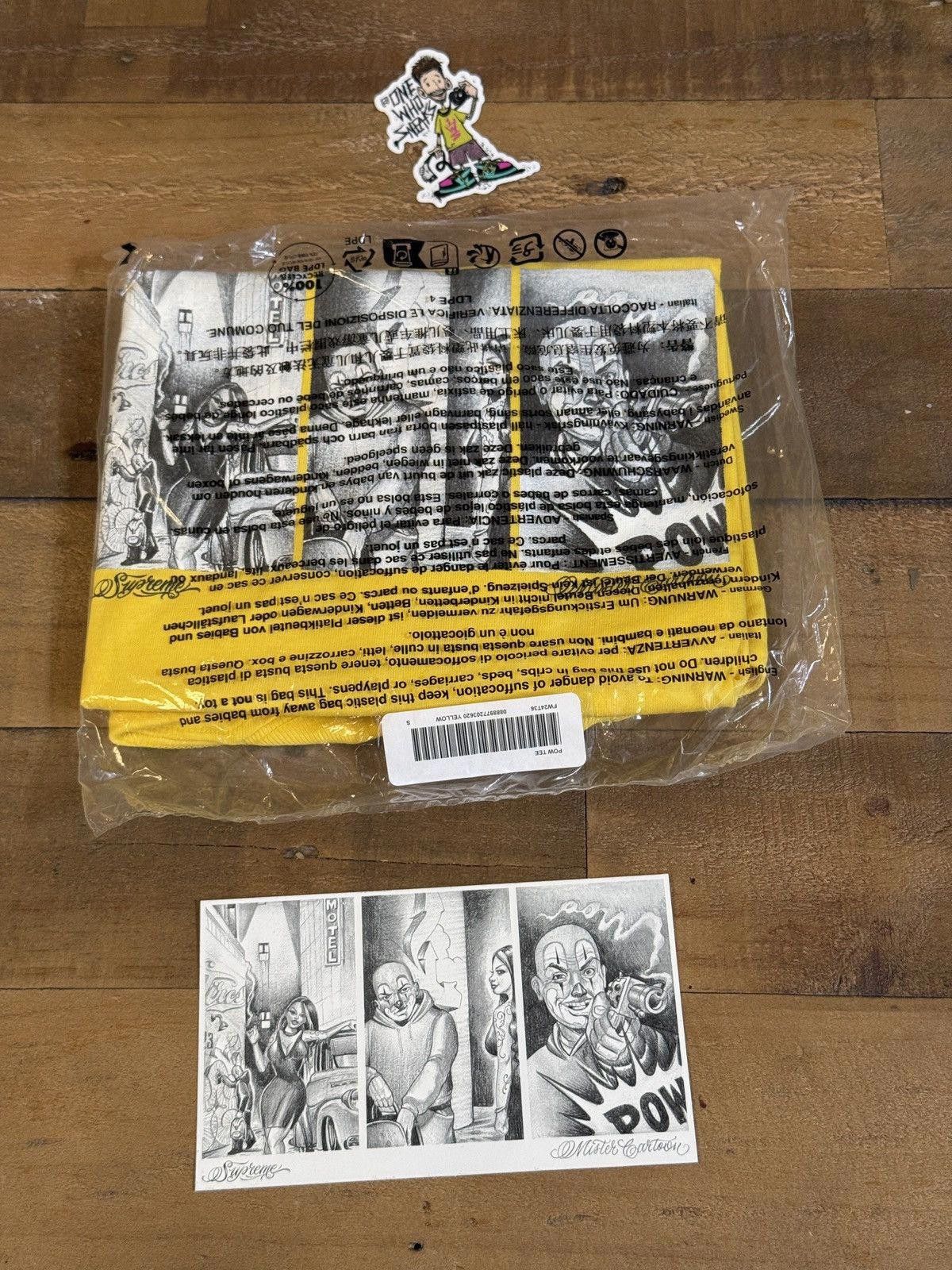 Supreme Supreme Mister Cartoon Tee & Sticker Size Small Size US S / EU 44-46 / 1 - 1 Thumbnail