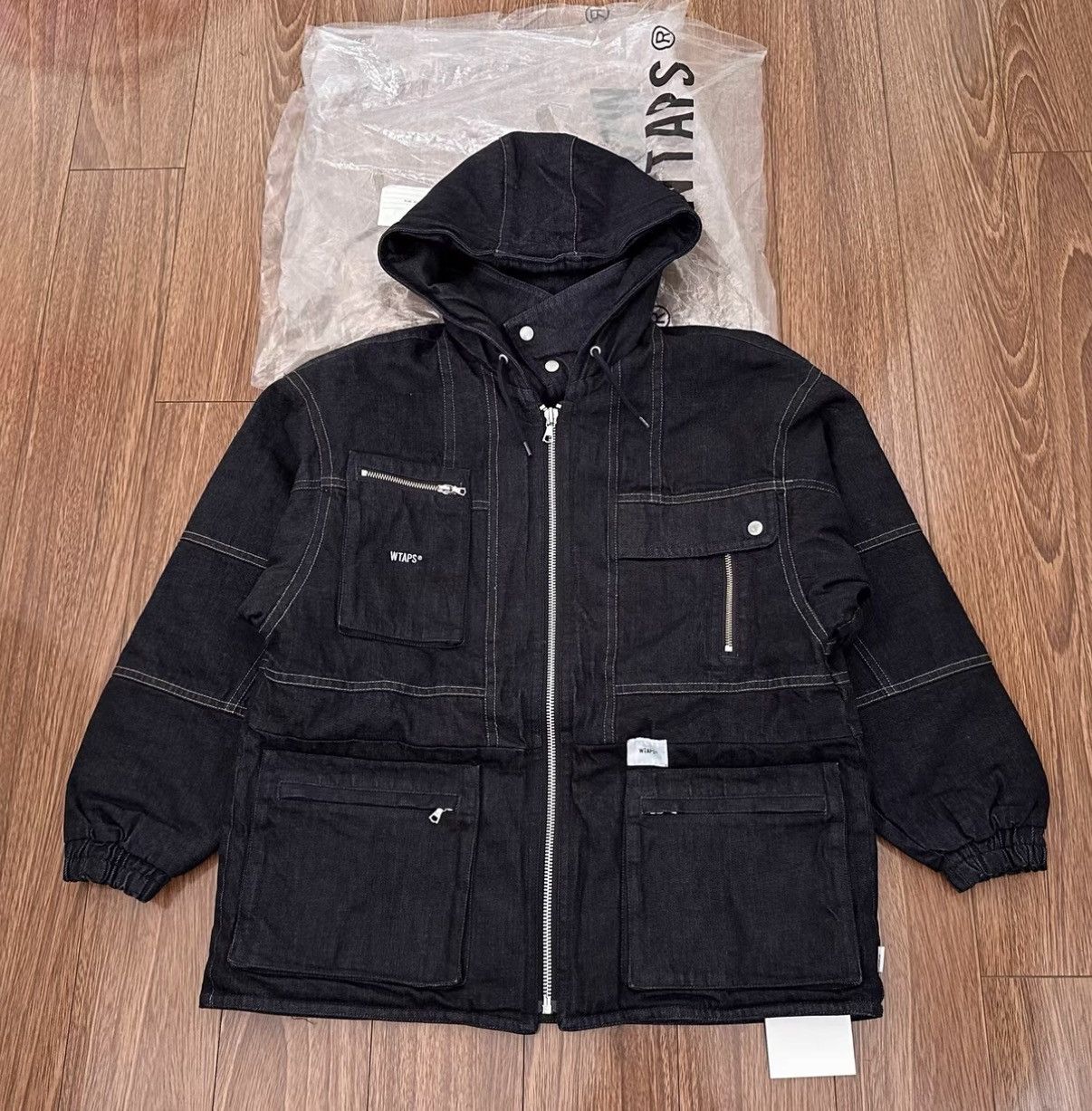 Wtaps WTAPS CRUST JACKET DENIM Denim jacket / padded jacket Size US S / EU 44-46 / 1 - 1 Thumbnail