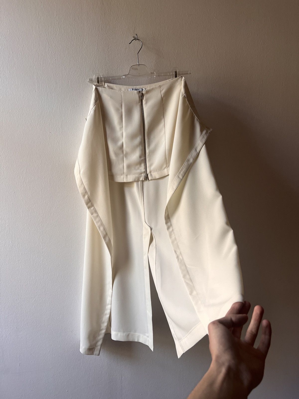 Alexander Wang Alexander Wang White Double Maxi Mini Skirt Size 26" / US 2 / IT 38 - 6 Thumbnail