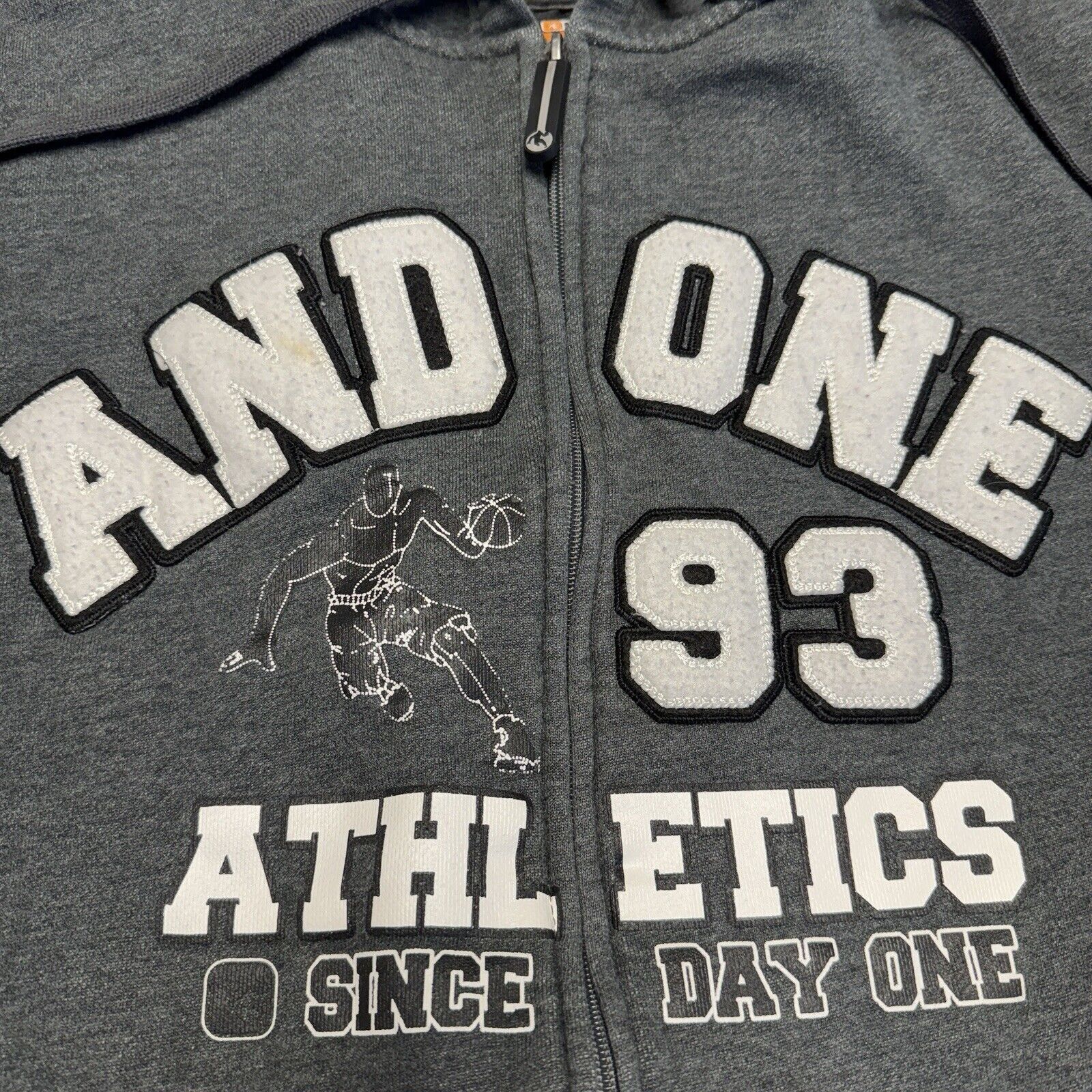 Vintage Vintage AND1 Hoodie Mens Medium Gray Full Zip Basketball Swe Size US M / EU 48-50 / 2 - 3 Thumbnail