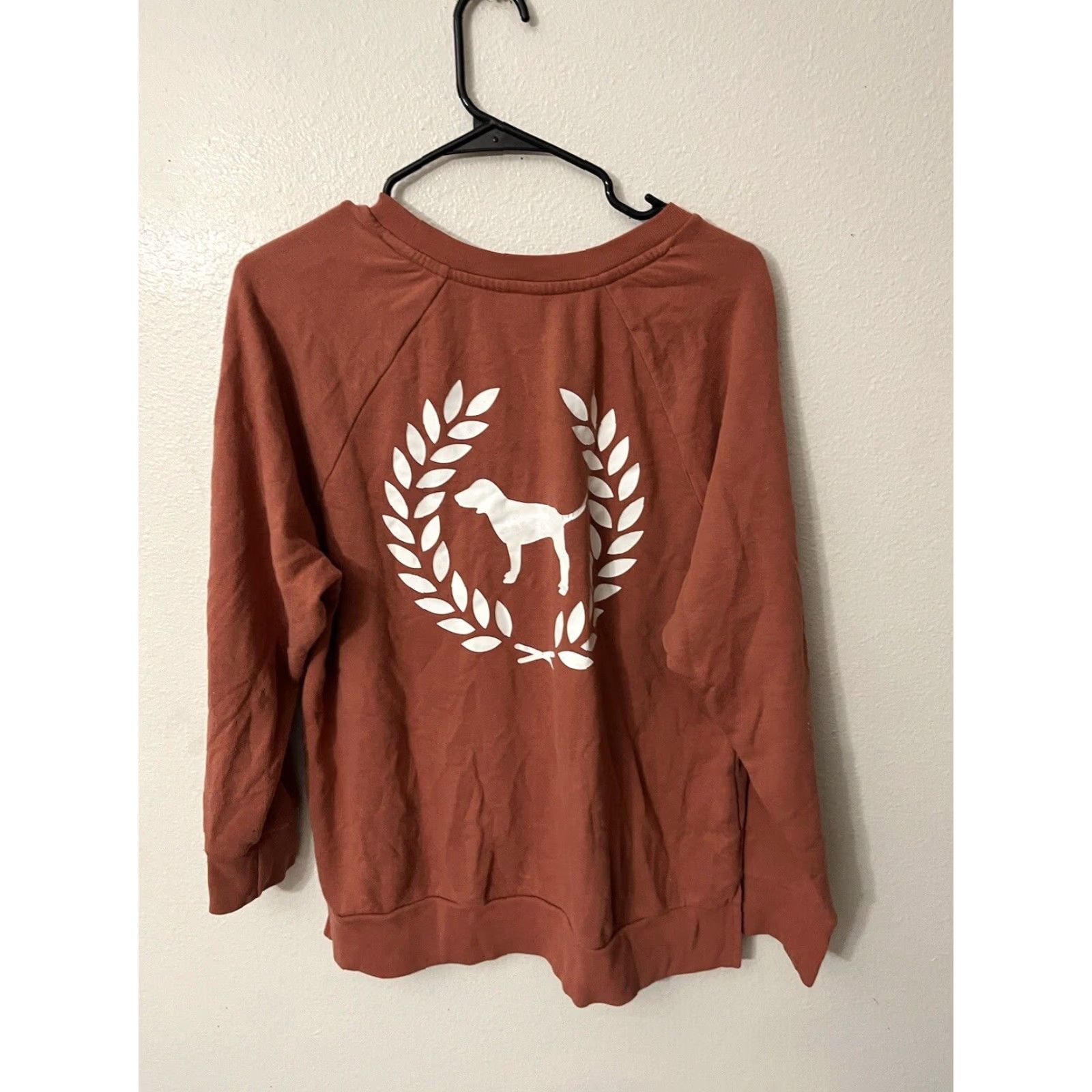 Vintage PINK Victoria's Secret Womens Sweatshirt Logo Small Burnt Orange Size S / US 4 / IT 40 - 2 Thumbnail