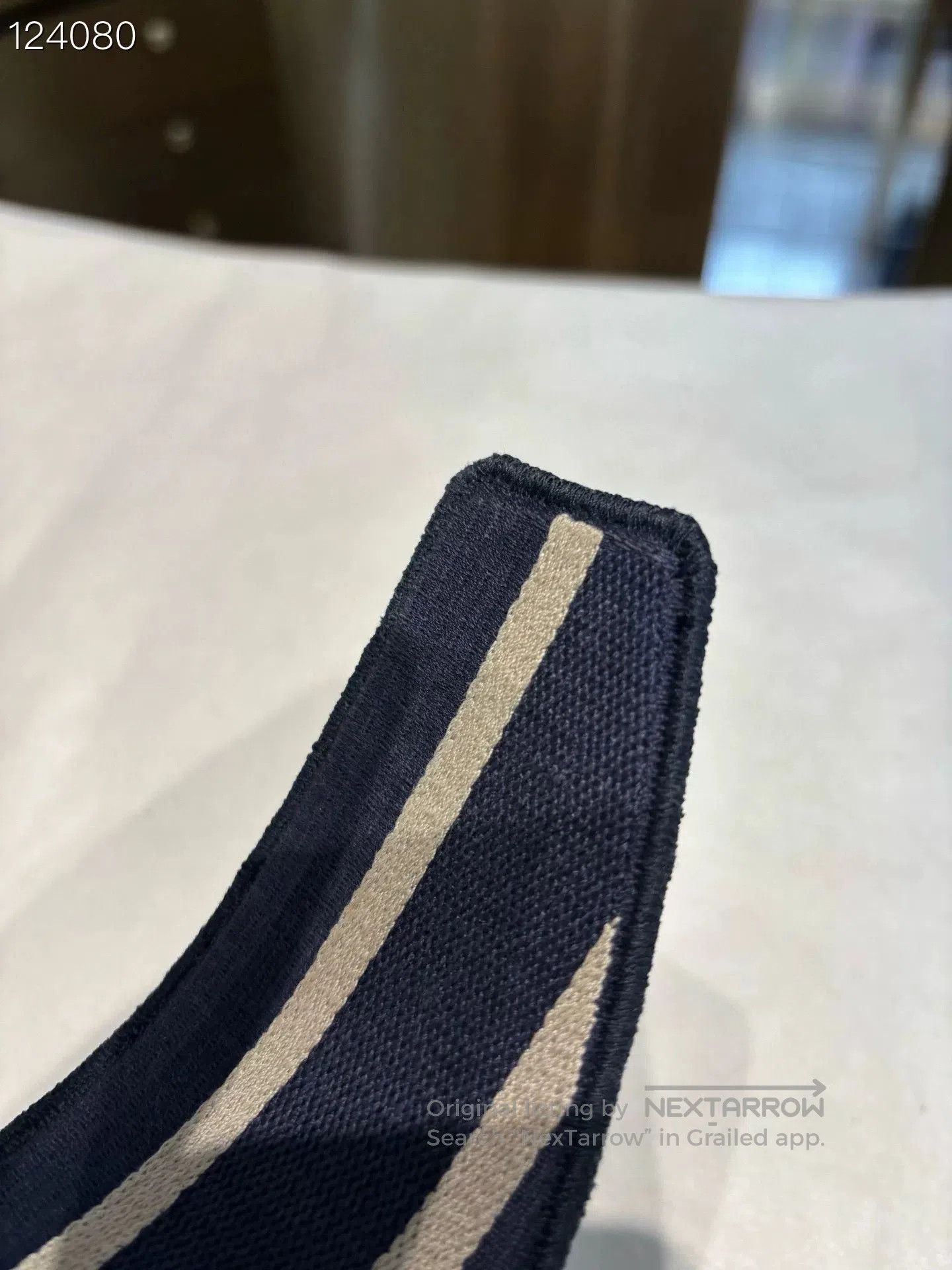 Dior Dior Oblique Logo Embroidered Wide Headband. Size ONE SIZE - 5 Thumbnail